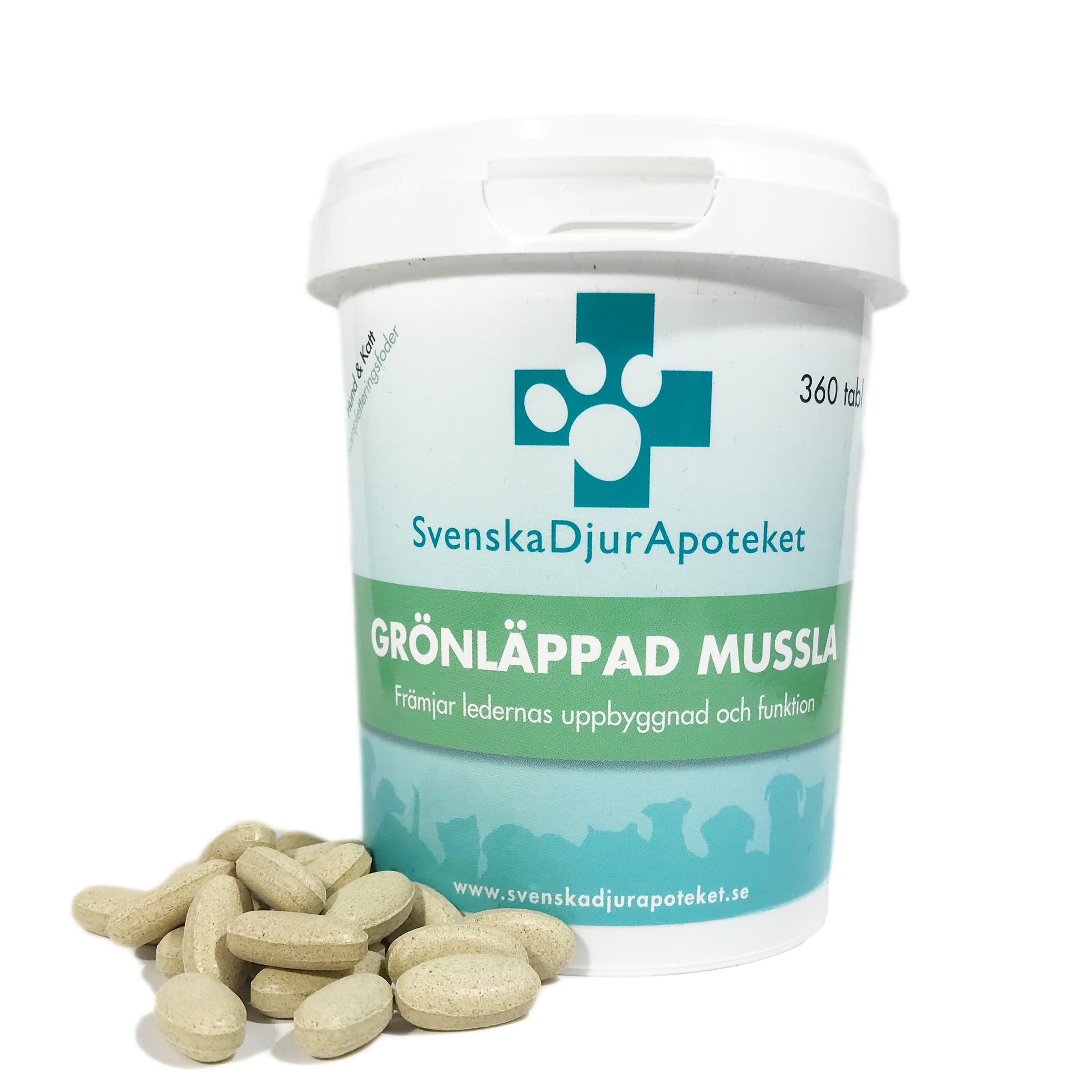 Svenska DjurApoteket Grönläppad Mussla 120 tabletter