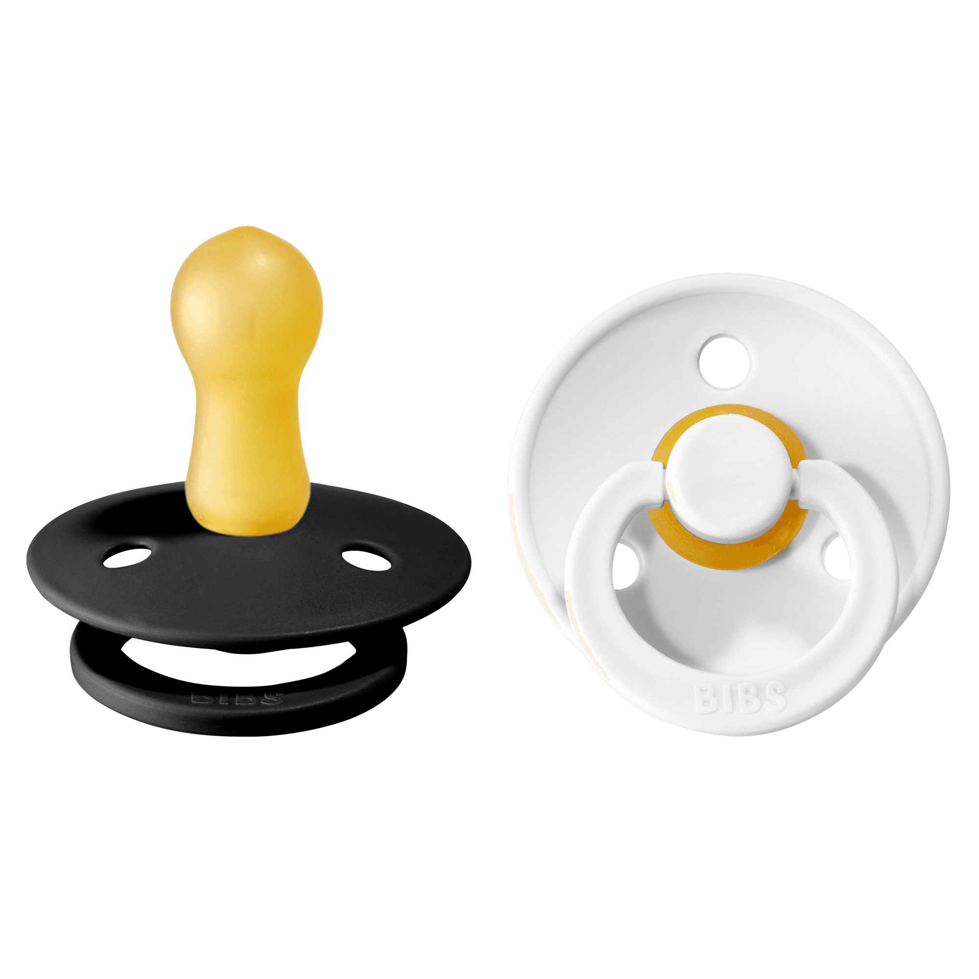 BIBS Colour Latex Size 2 Black/White 2-pack