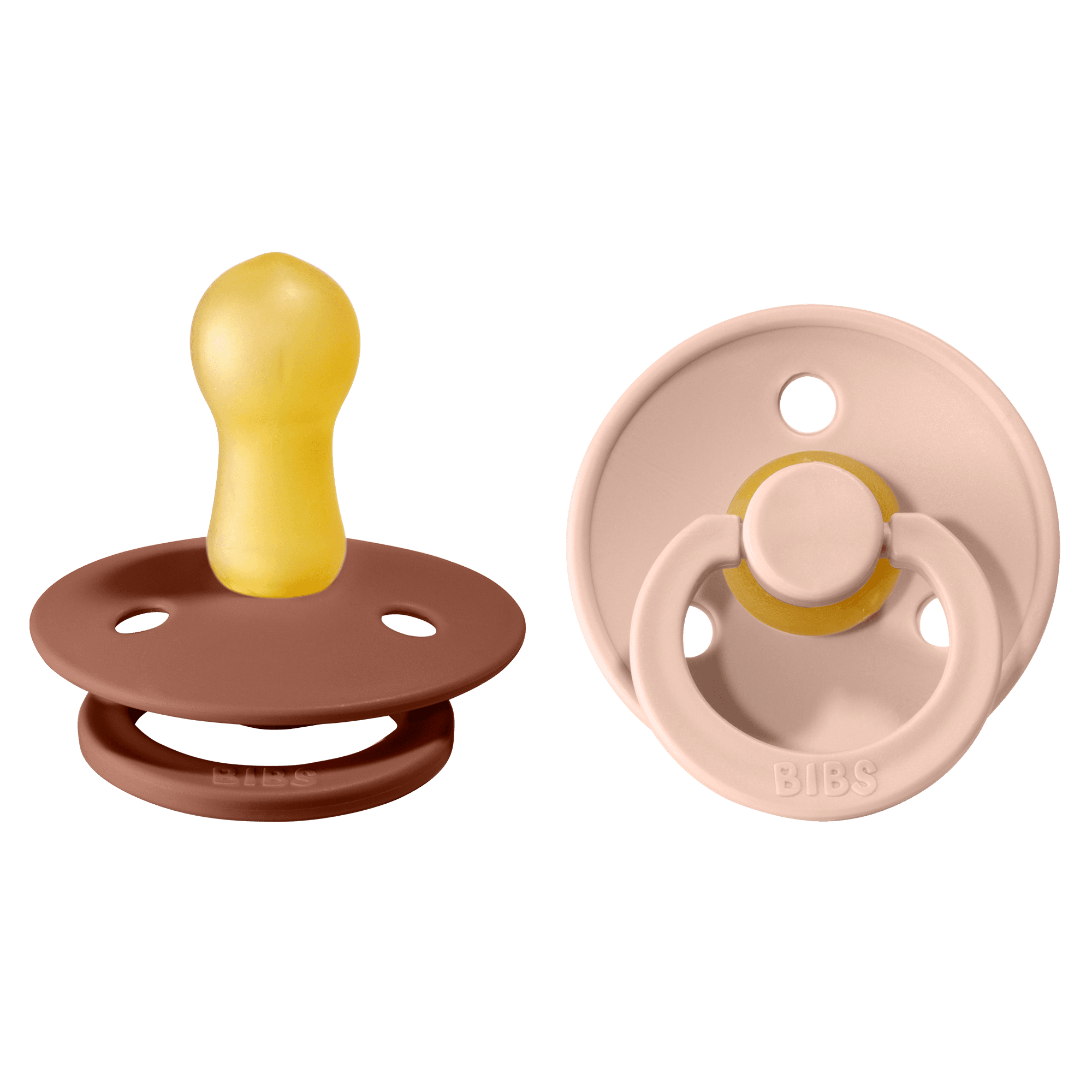 BIBS Colour Latex Size 2 Woodchuck/Blush 2-pack