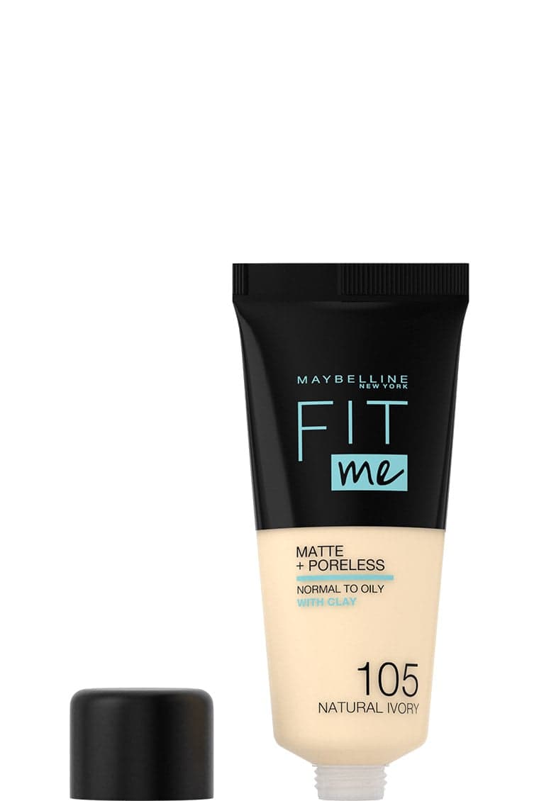 Maybelline Fit Me Matte & Poreless Foundation 105 Natural Ivory 30 ml - produktbild 2