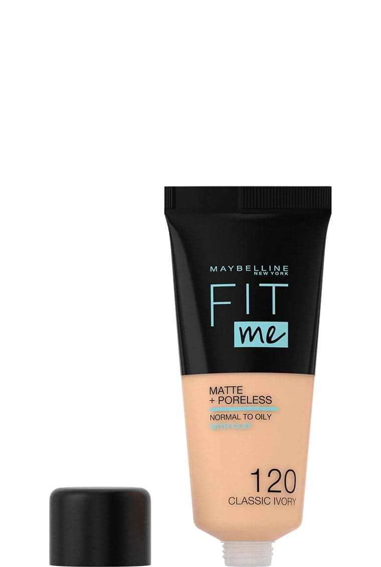 Maybelline Fit Me Matte & Poreless Foundation 120 Classic Ivory 30 ml - produktbild 2