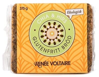Renée Voltaire Glutenfritt bröd Chia & Hirs 375 g
