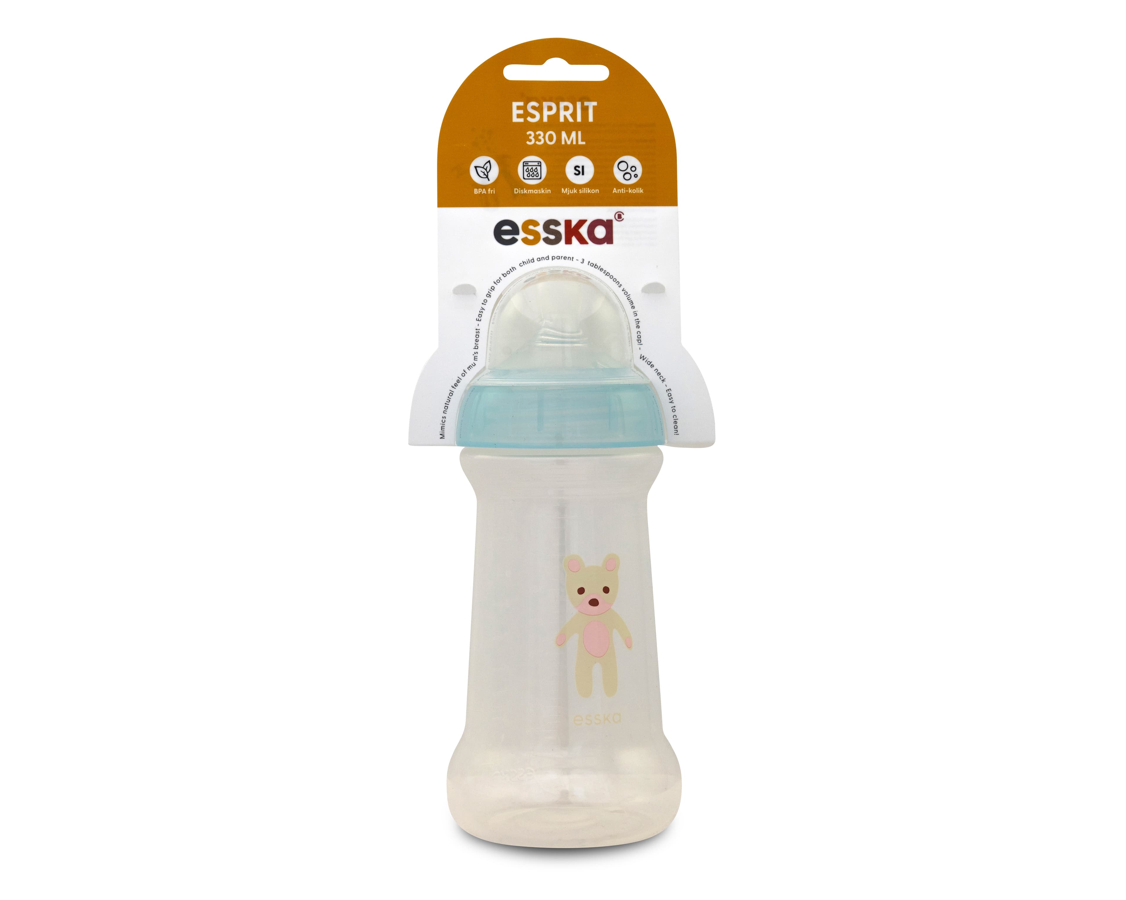 Esska Nappflaska Esprit 330 ml - Blandade färger 5