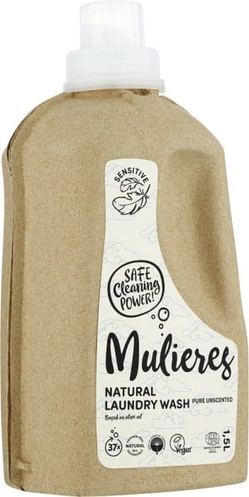 Mulieres Natural Laundry Wash Pure Unscented 1500 ml