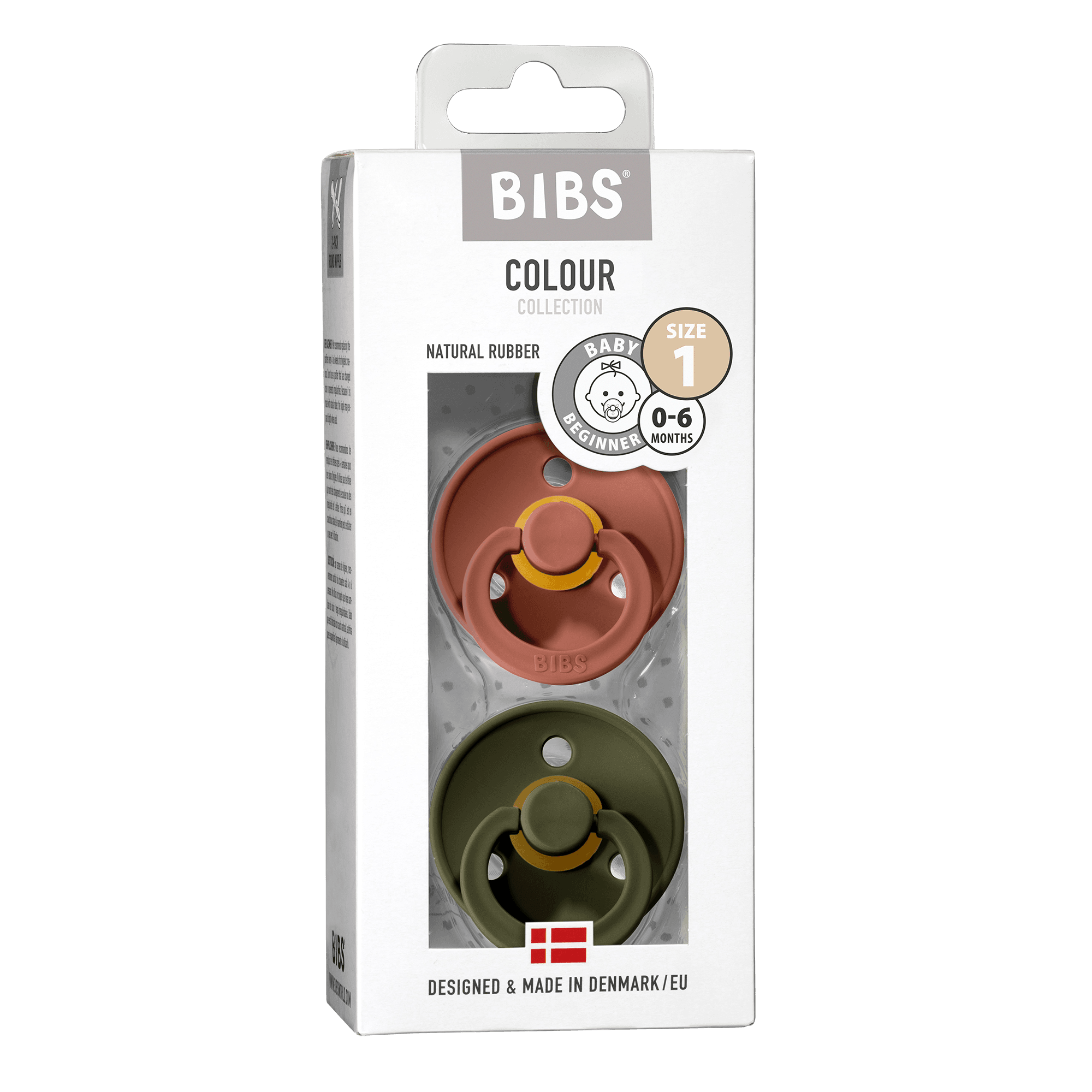BIBS Colour Nappar Woodchuck/Hunter green Strl. 1 (0-6 månader) 2-pack - produktbild 2