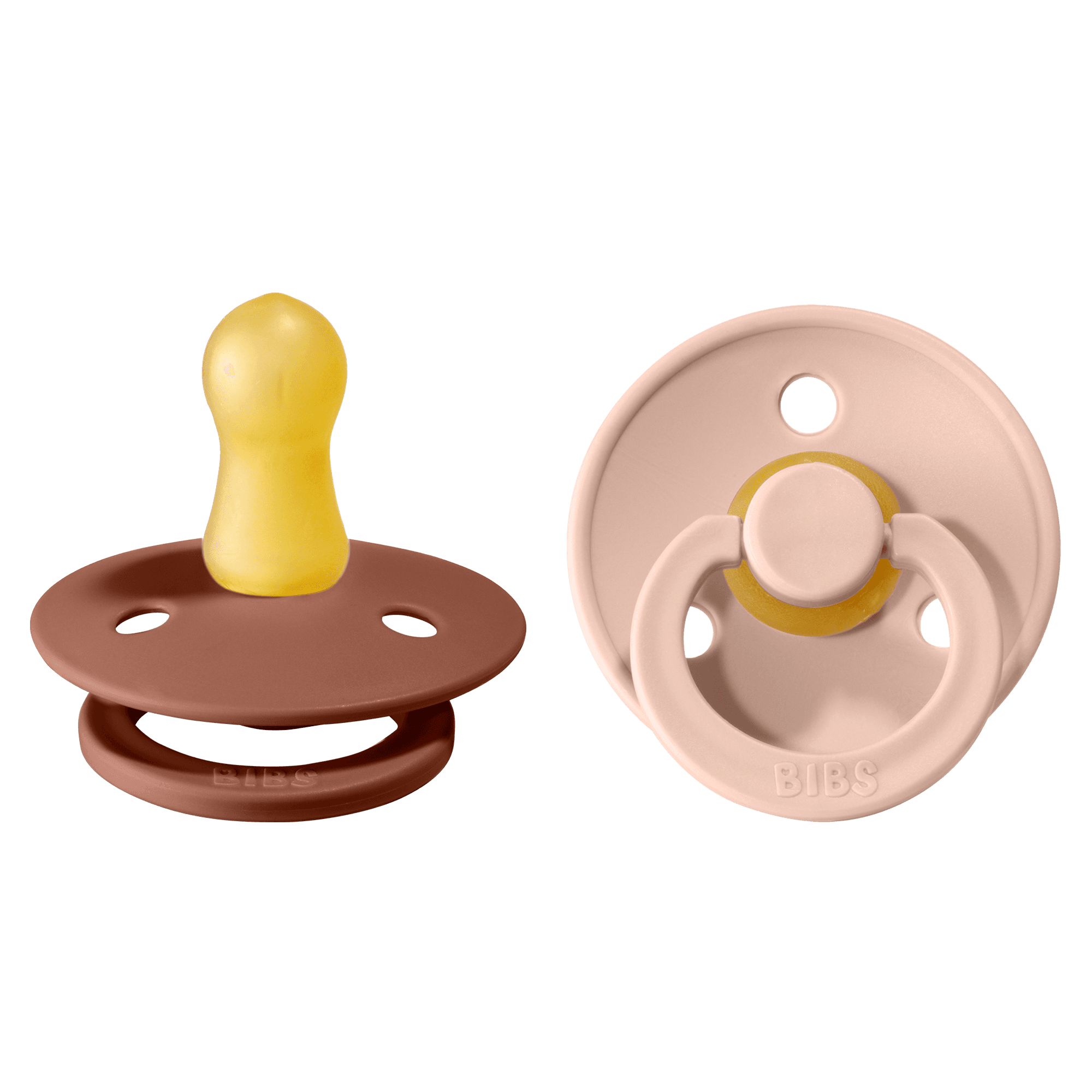 BIBS Colour Latex Size 1 Woodchuck/Blush 2-pack