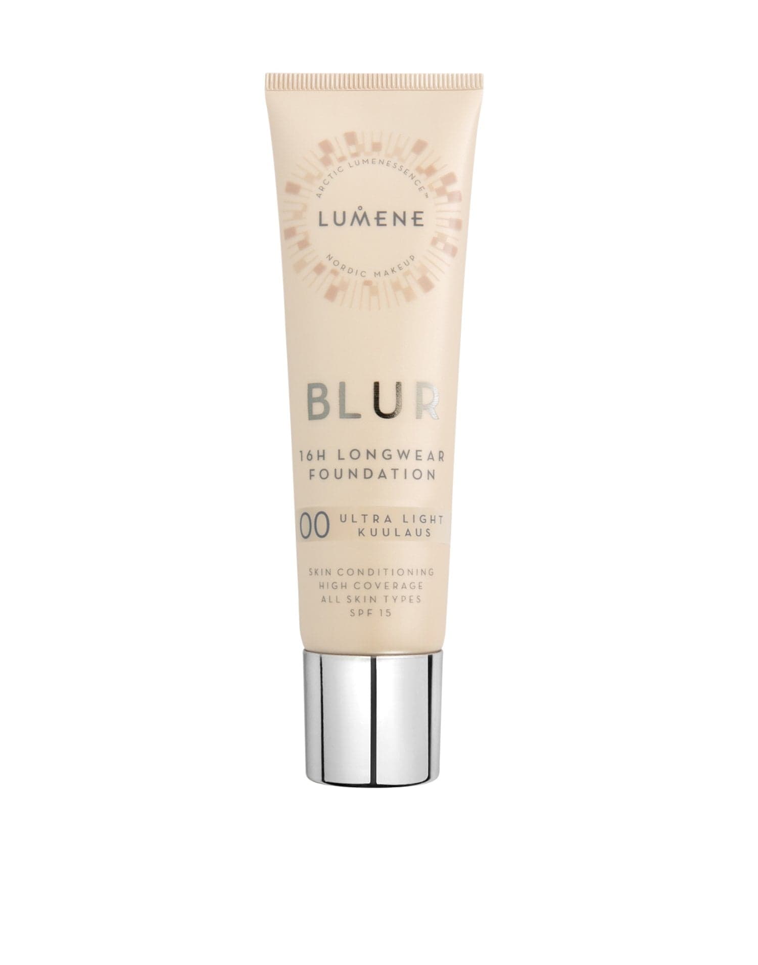 Lumene Blur 16h Longwear Foundation 00 Ultra Light SPF15 30ml
