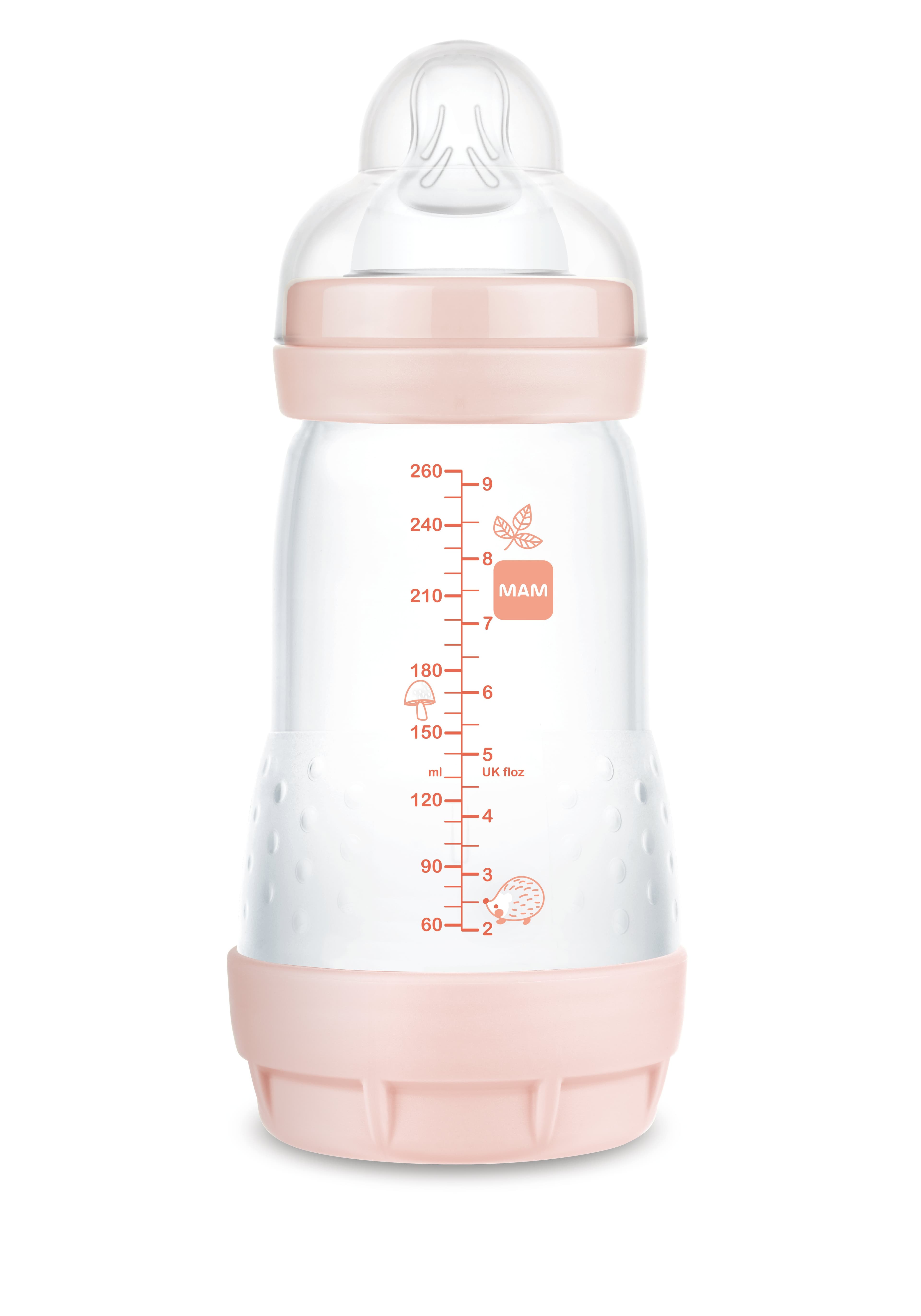 MAM Anti-Colic Nappflaska Rosa 260 ml - produktbild 2
