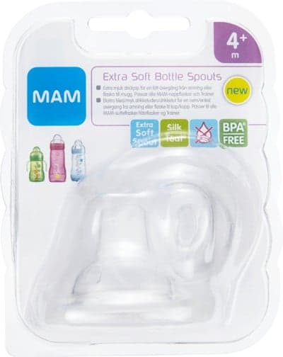 MAM Extra Soft Drickpip 4+ månader 2-pack - produktbild 2