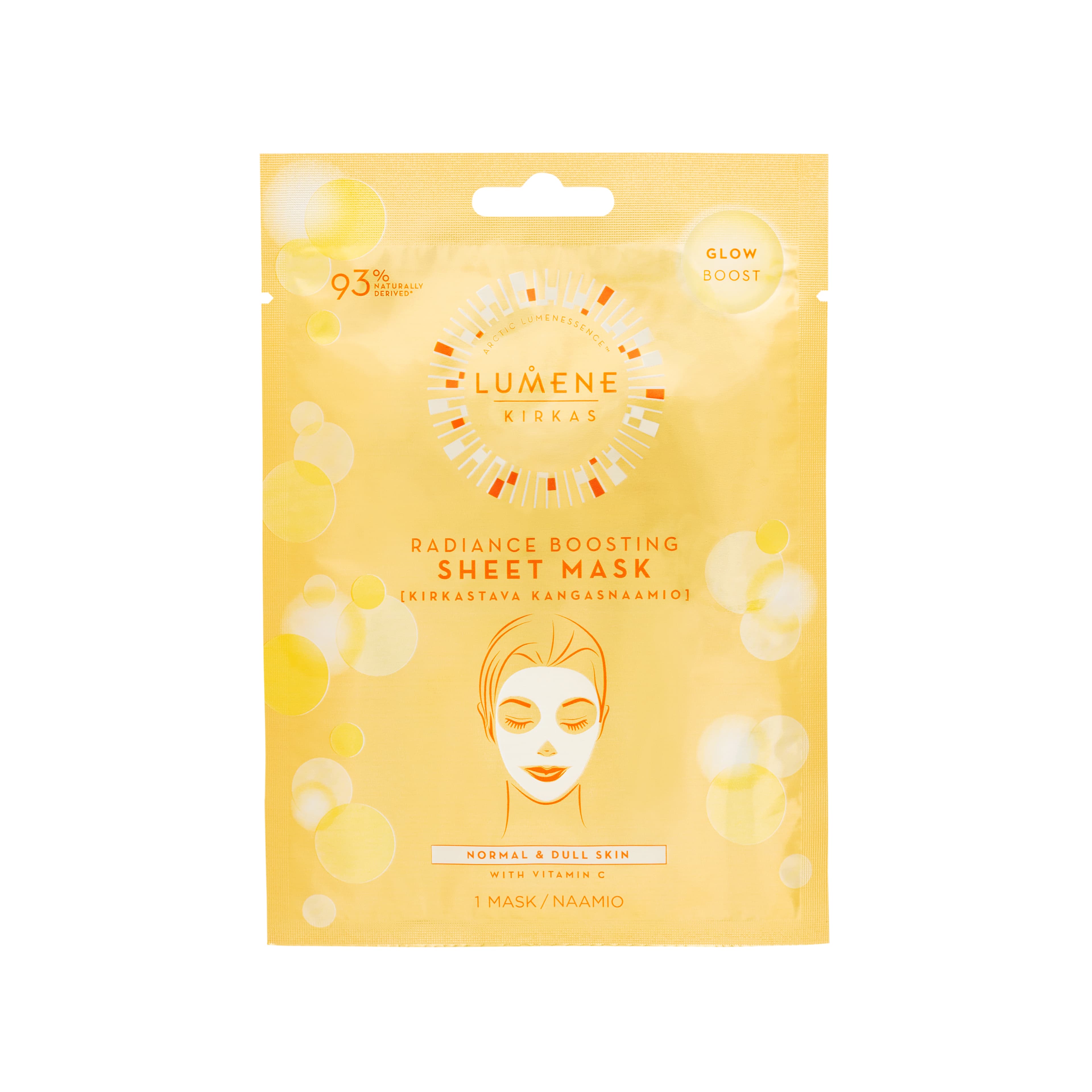 Lumene KIRKAS Radiance Boosting Sheet Mask 1 st