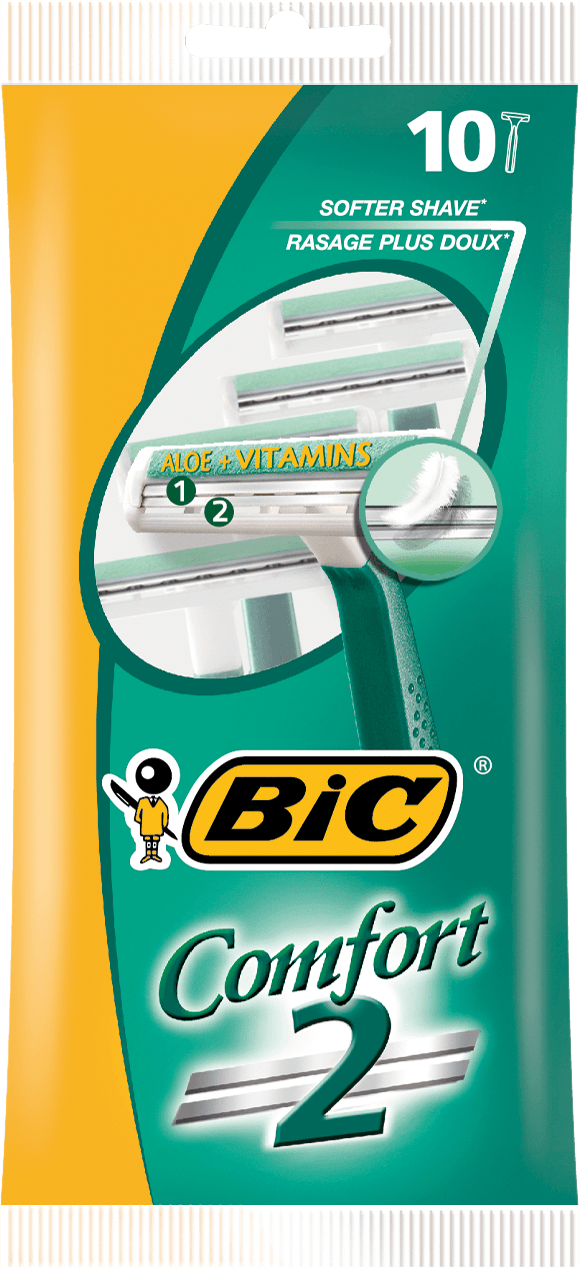 BIC Comfort 2 Rakhyvlar 10-pack