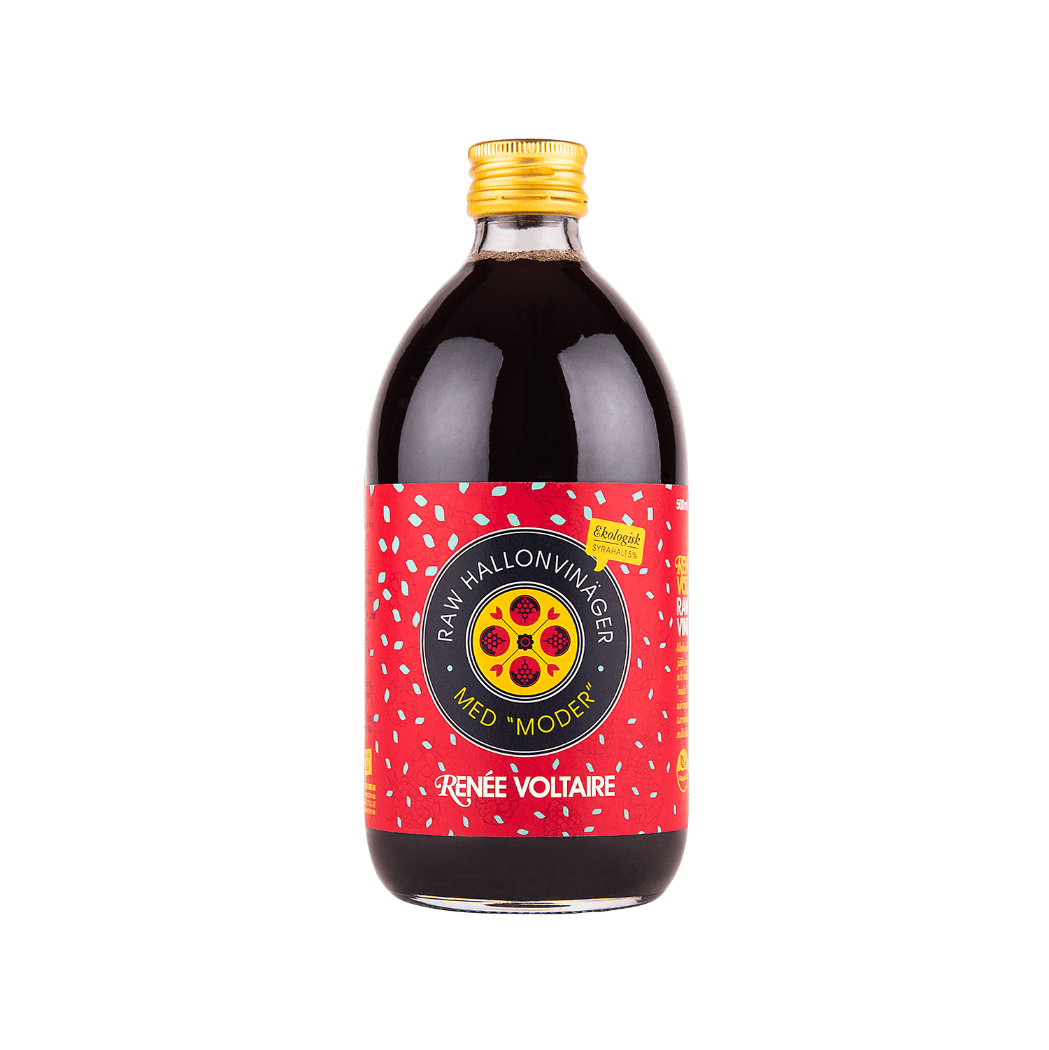 Renée Voltaire Raw Hallonvinäger med Moder EKO 500 ml