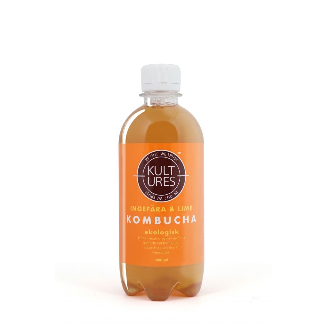 Kultures Kombucha Ingefära Lime 400 ml