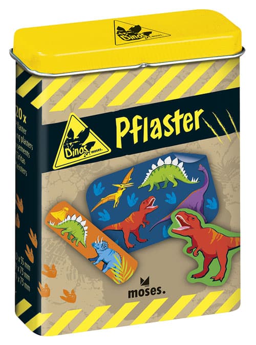 Moses Plåster Dinosaurier 20 st