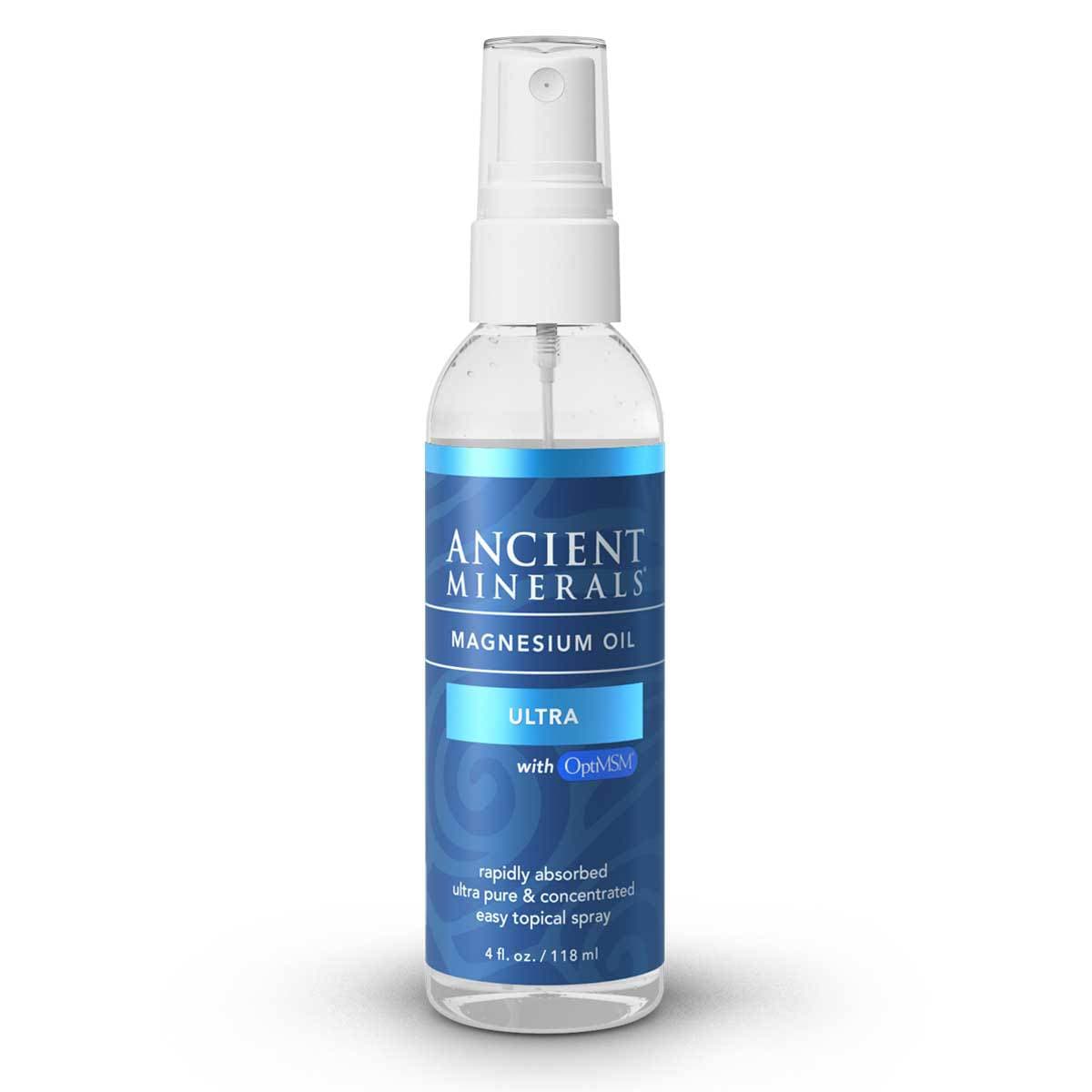 Ancient Minerals Magnesiumolja Ultra Spray med MSM 118 ml