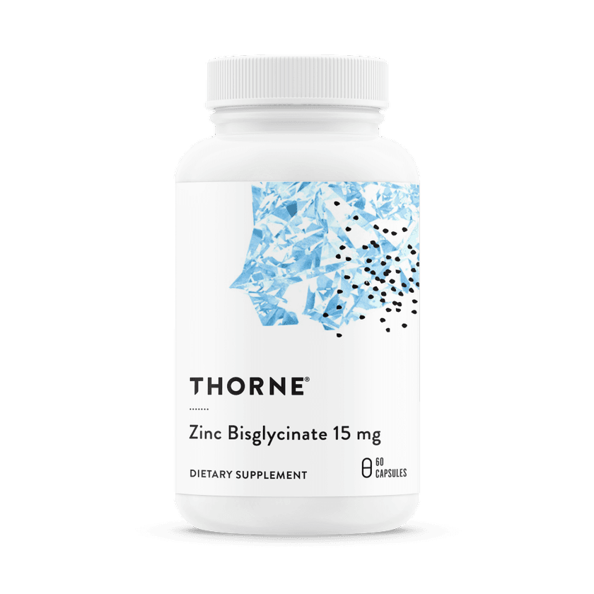 Thorne Zinc Bisglycinate 15 mg 60 kapslar