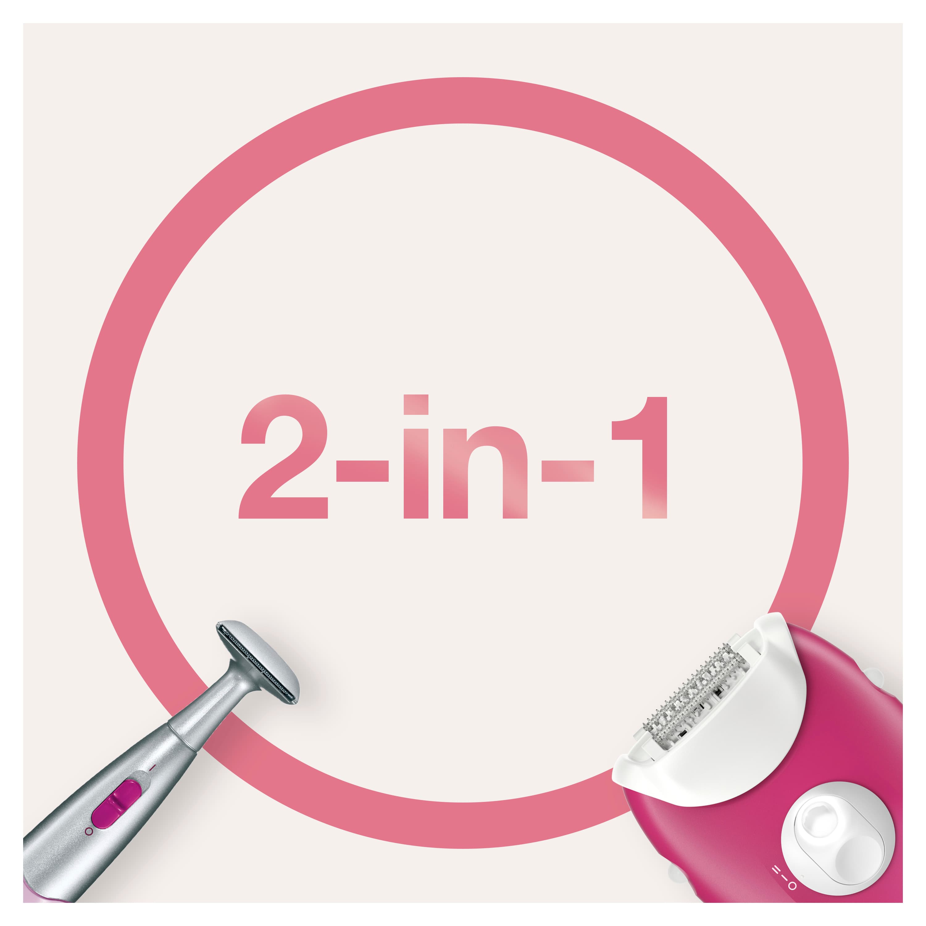 Braun Silk-Epil 3 & Bikini Trimmer SE3/420 Ruby - produktbild 2