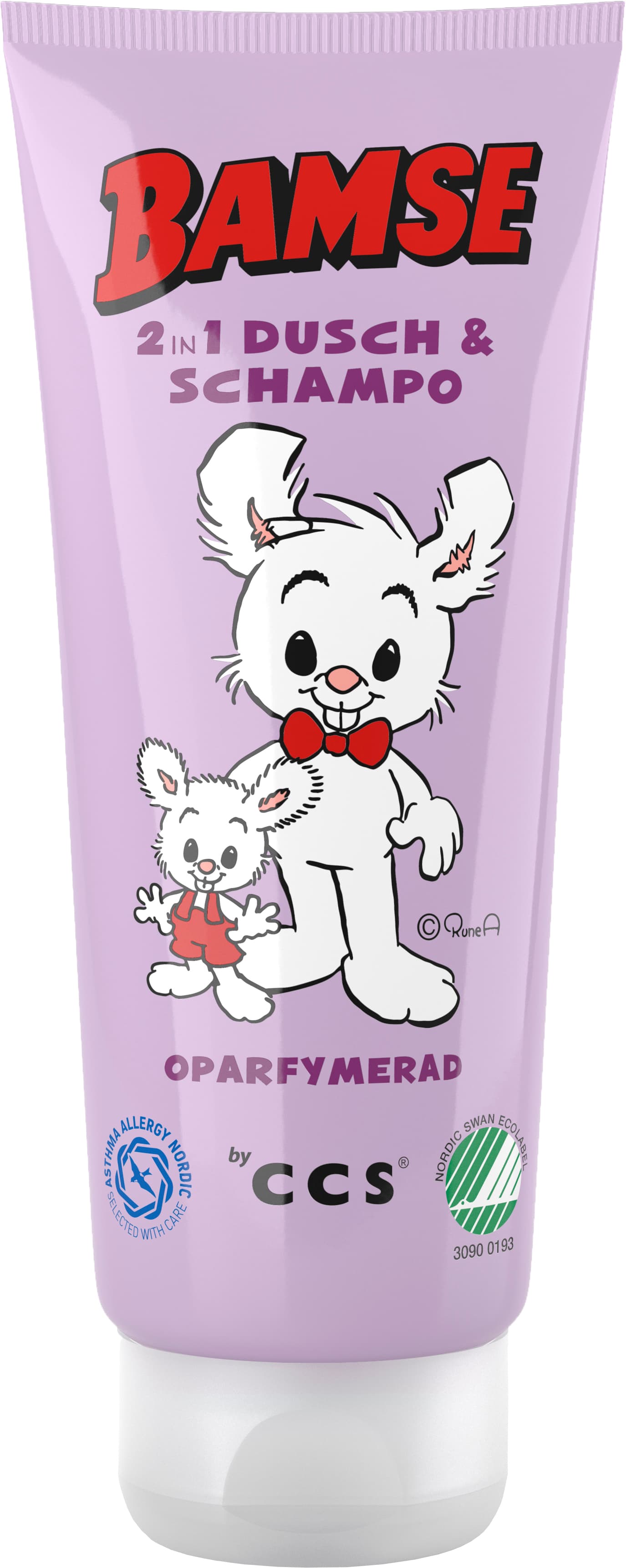 Bamse 2in1 Dusch/Schampo Oparfymerad 200 ml
