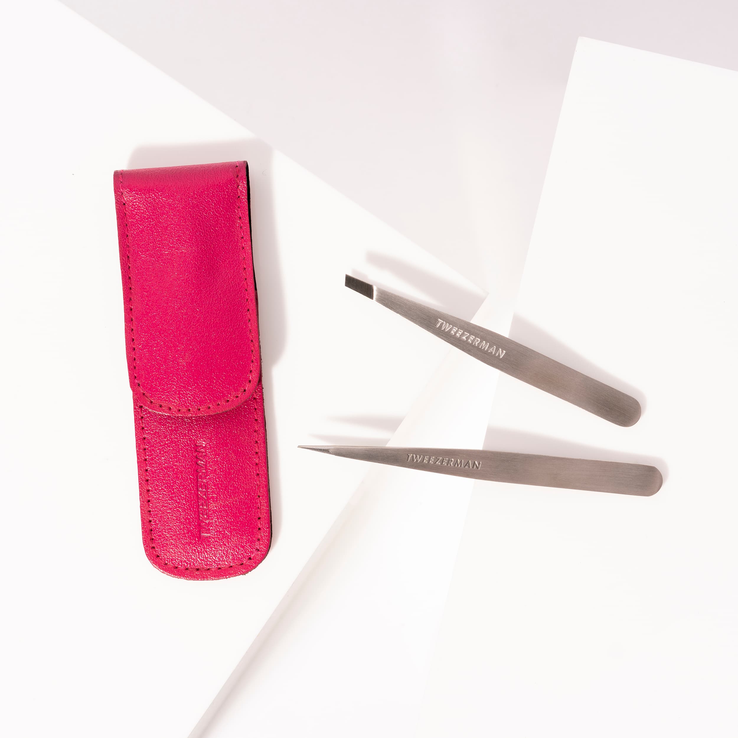Tweezerman Petite Tweeze Set With Pink Case 3