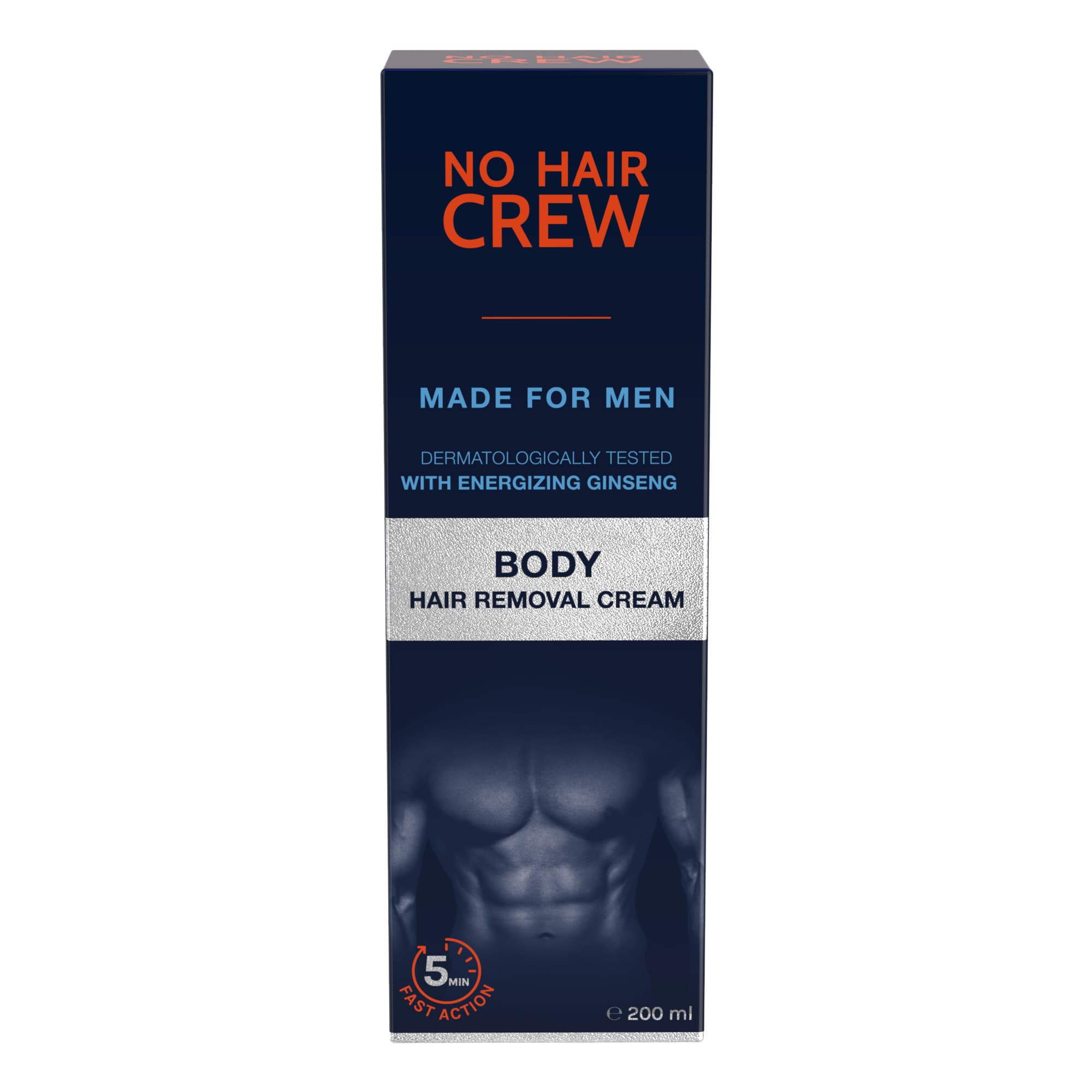 No Hair Crew Body Hair Removal Cream 200 ml 2