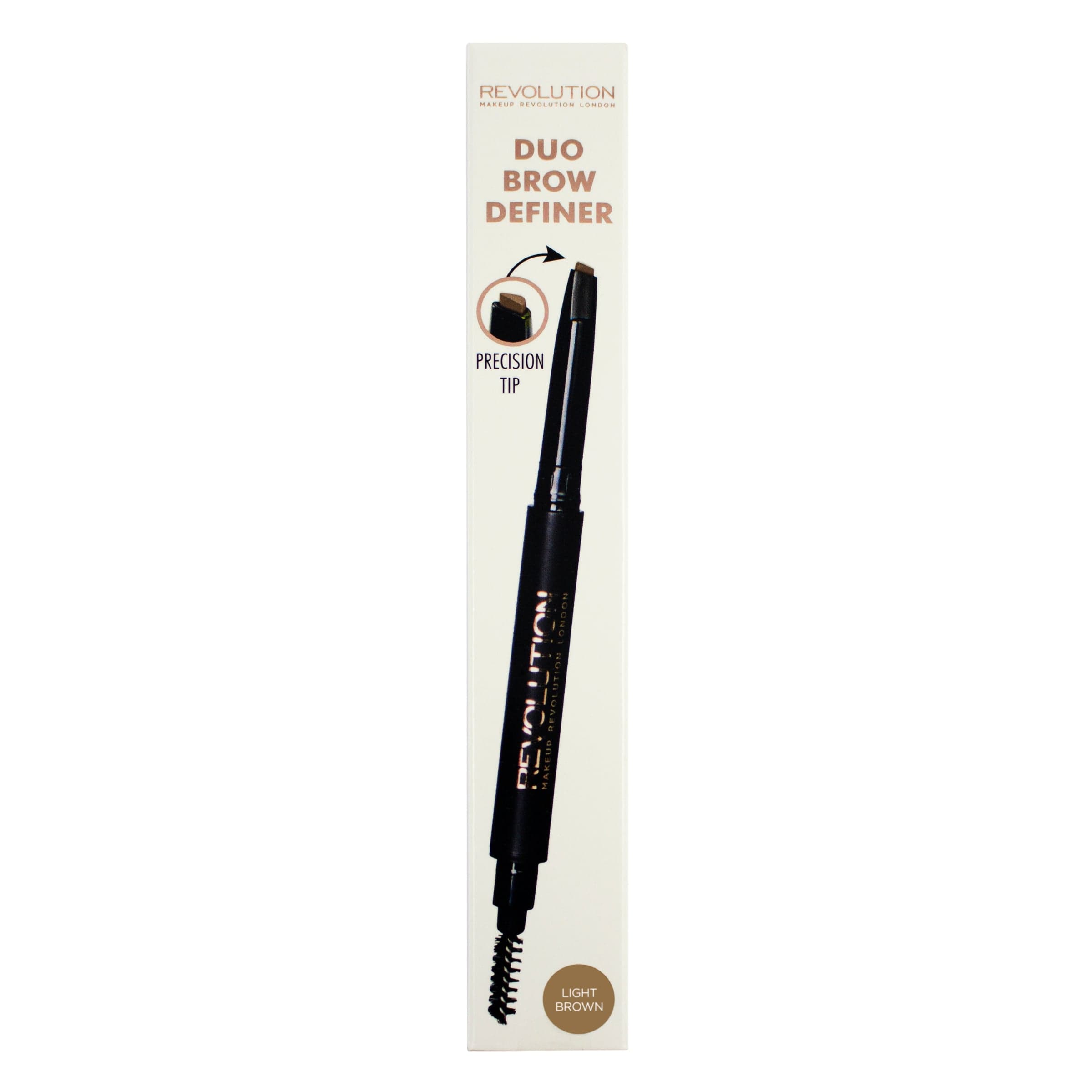 Revolution Beauty London Duo Brow Pencil Light Brown 0,05 g - produktbild 3