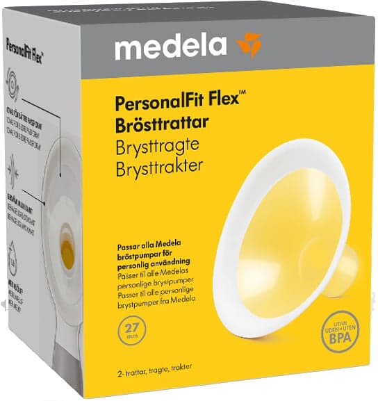 Medela PersonalFit Flex brösttratt 27 mm 2-pack - produktbild 2