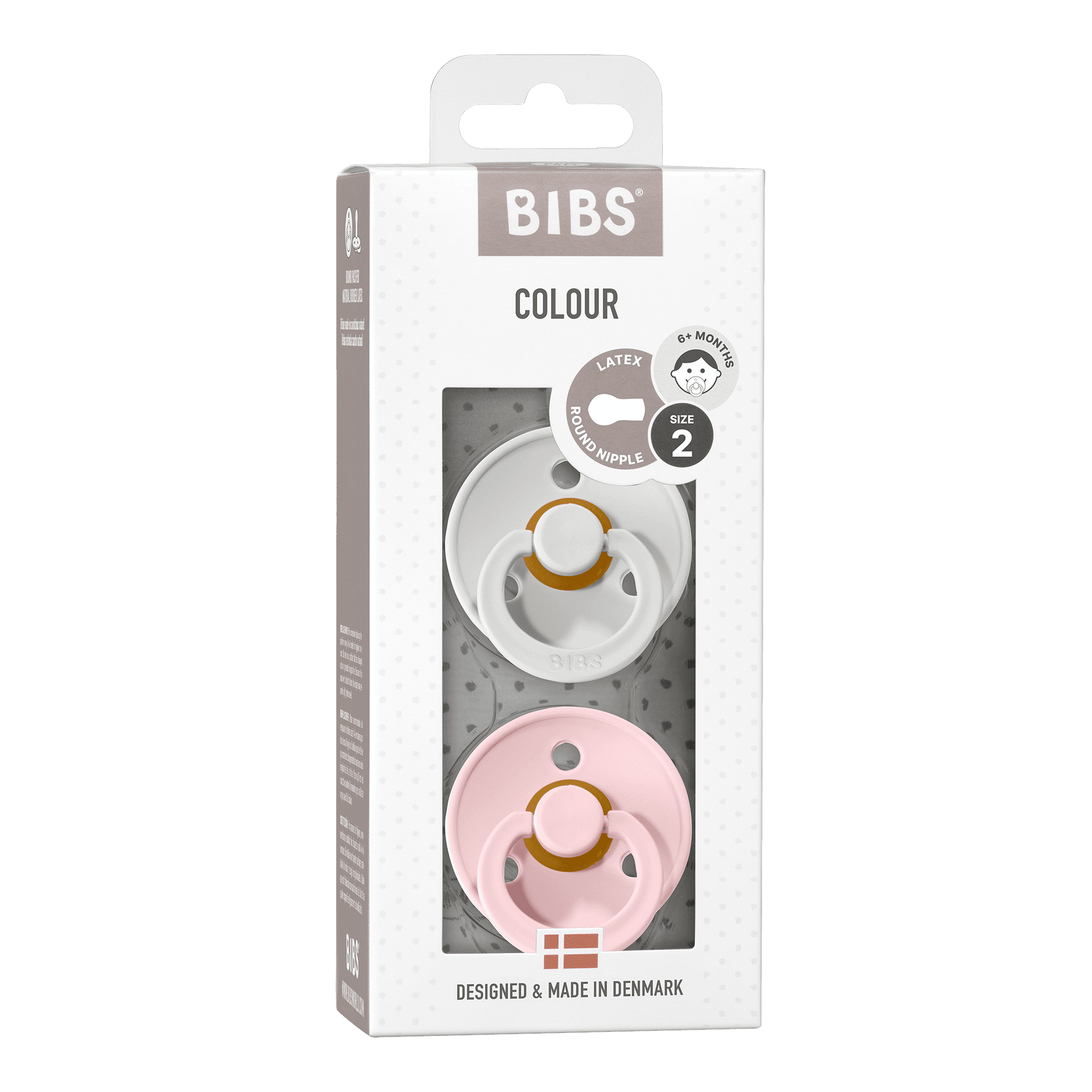 BIBS Colour Haze/Blossom strl. 2 (6-18 månader) 2-pack - produktbild 2