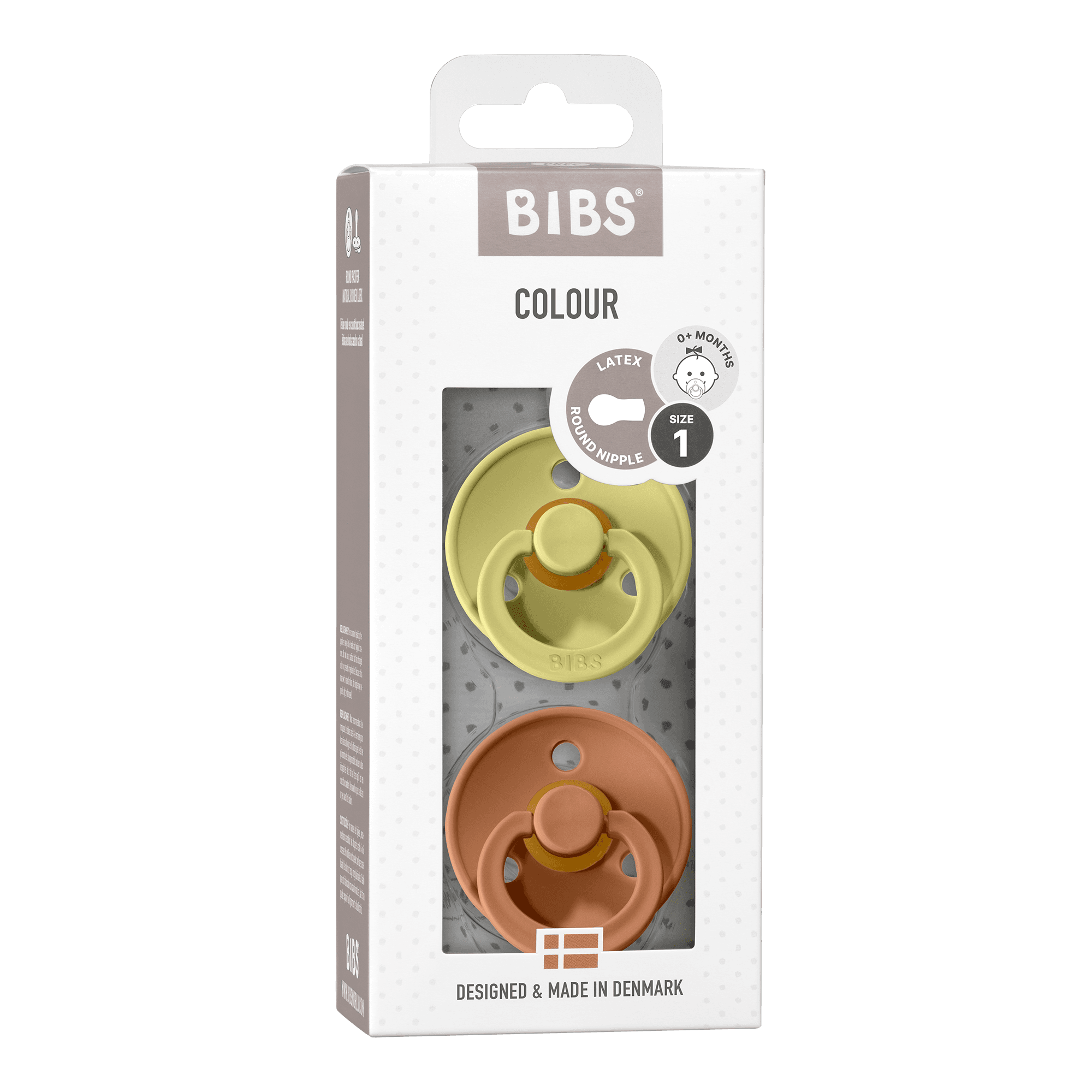 BIBS Colour Nappar Meadow/Earth strl. 1 (0-6 månader) 2-pack - produktbild 2