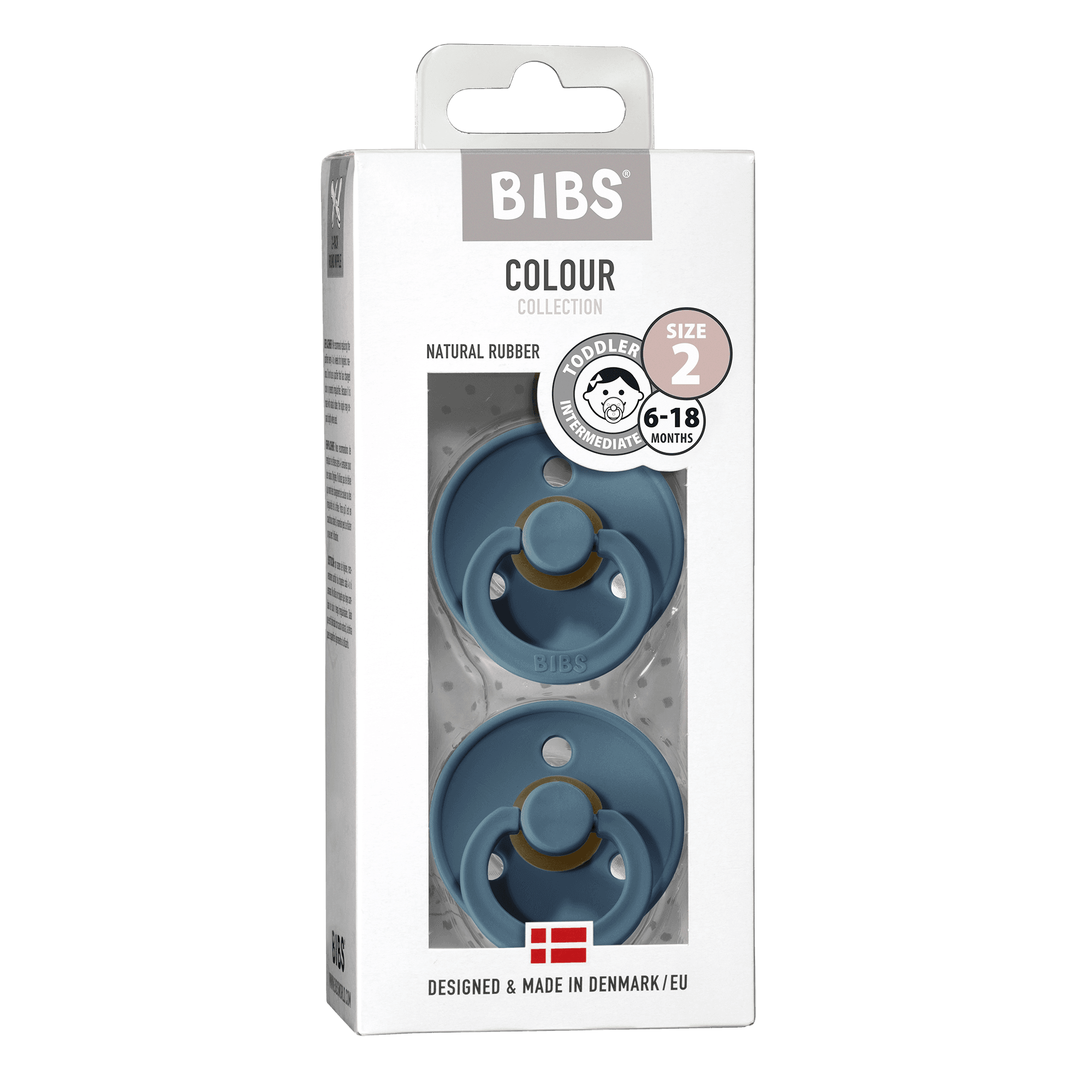 BIBS Colour Latex Size 2 Petrol/Petrol 2-pack - produktbild 2