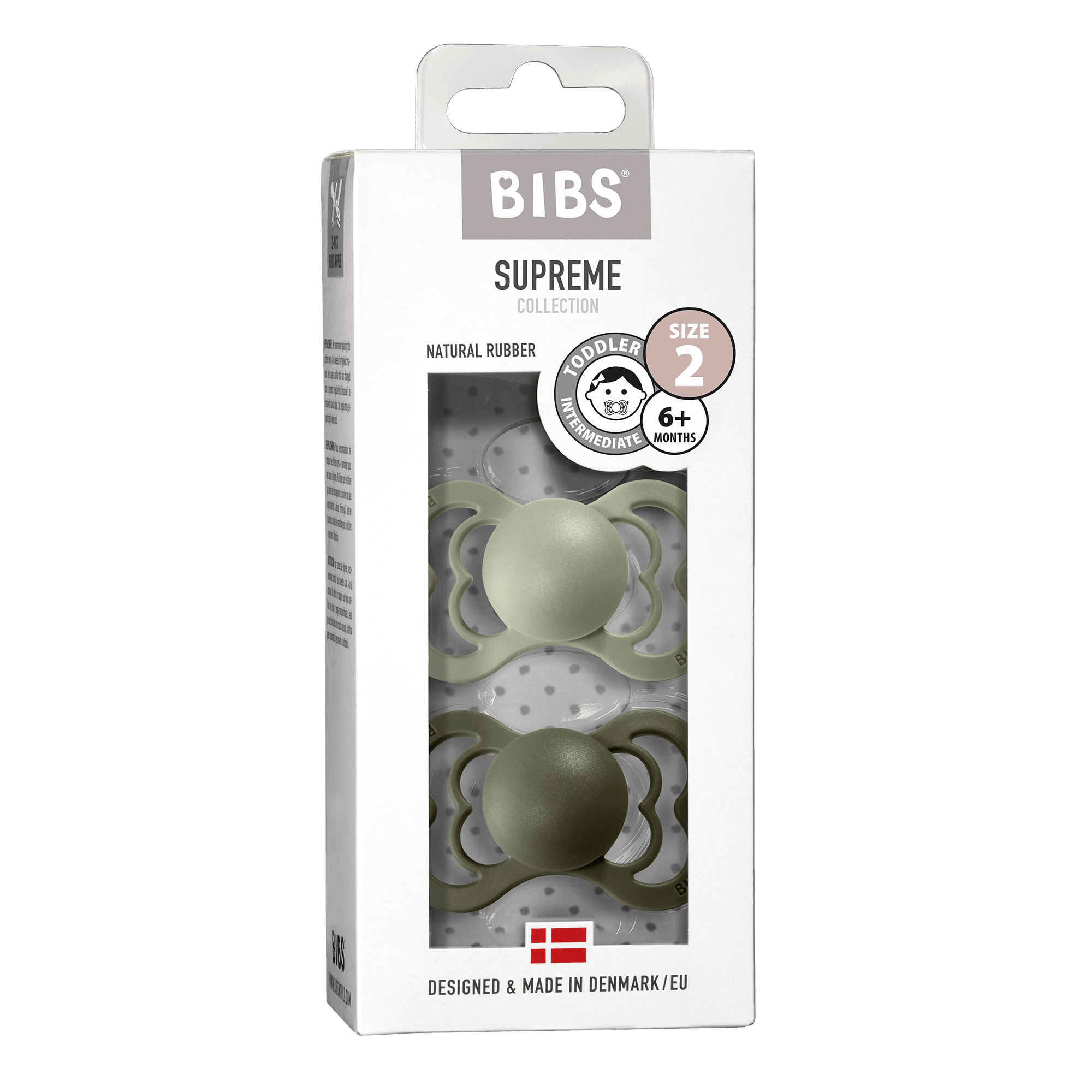 BIBS Supreme Latex Size 2 Sage/Hunter Green 2-pack - produktbild 2