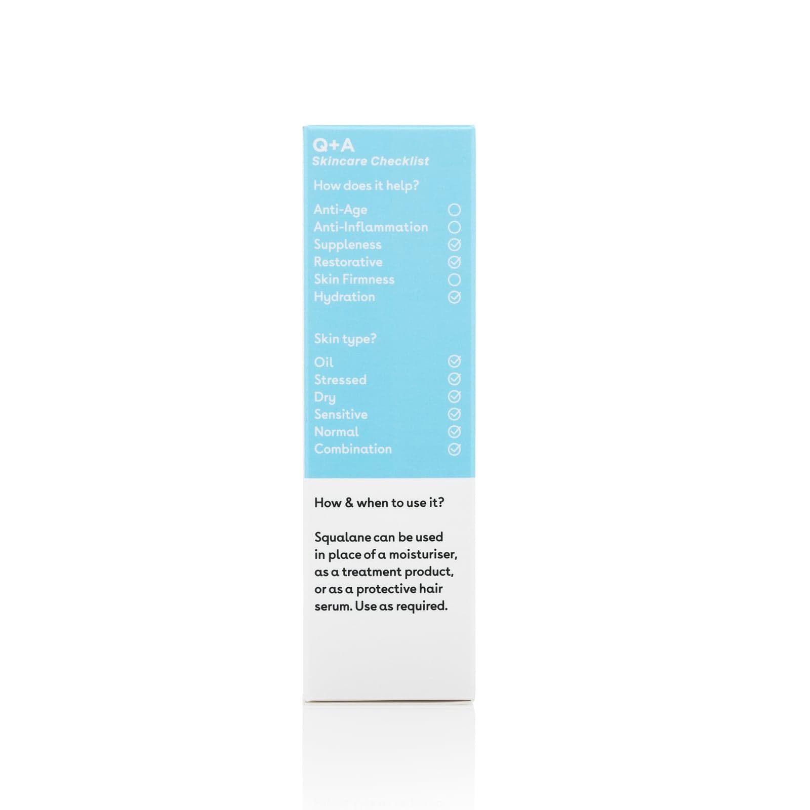 Q+A Squalane Facial Oil 30 ml 4
