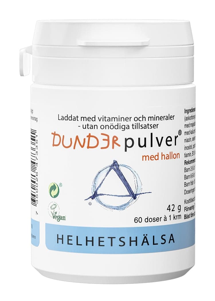 Helhetshälsa Dunderpulver barnvitamin 60 doser á 1 krm
