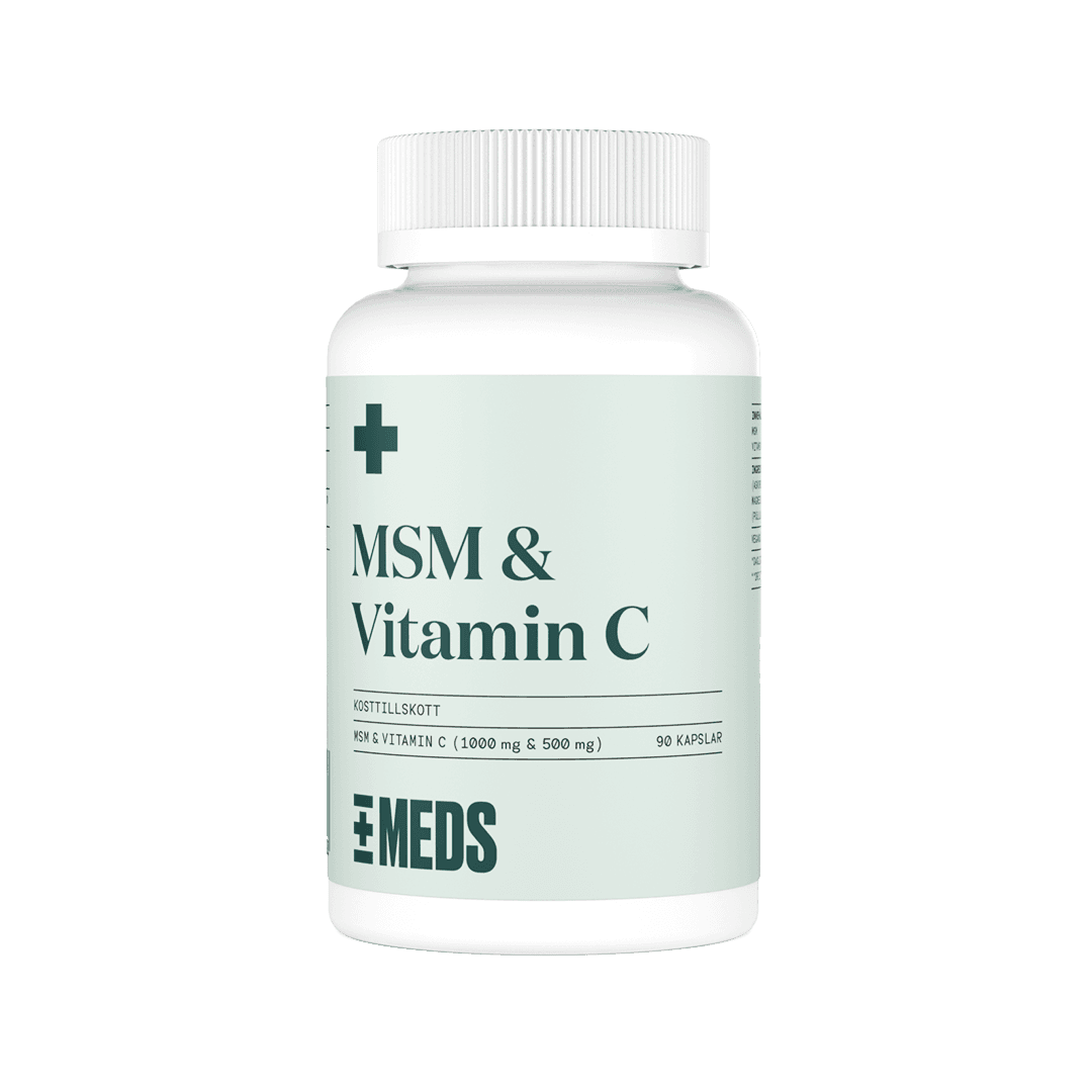 MEDS MSM + Vitamin C 90 kapslar