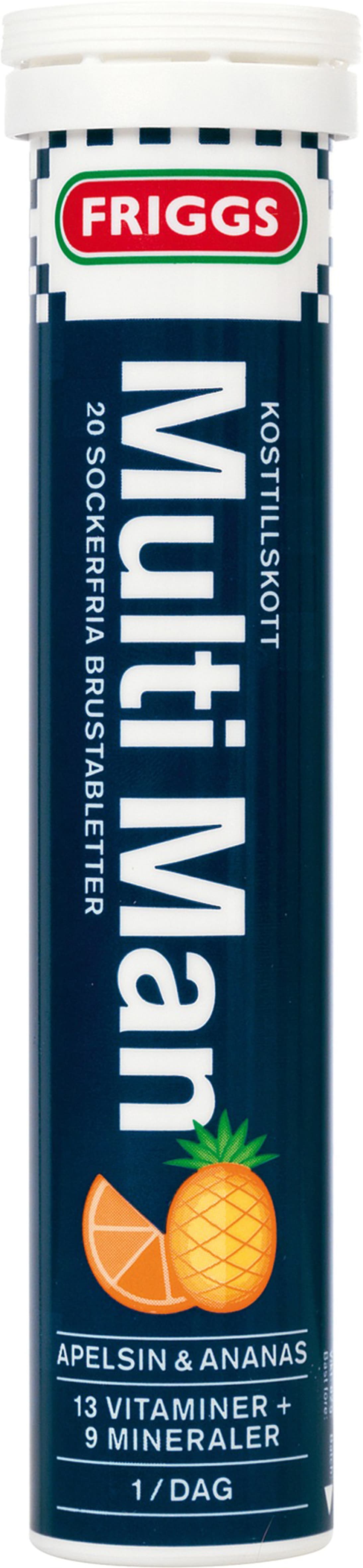 Friggs Multivitamin Man 20 brustabletter