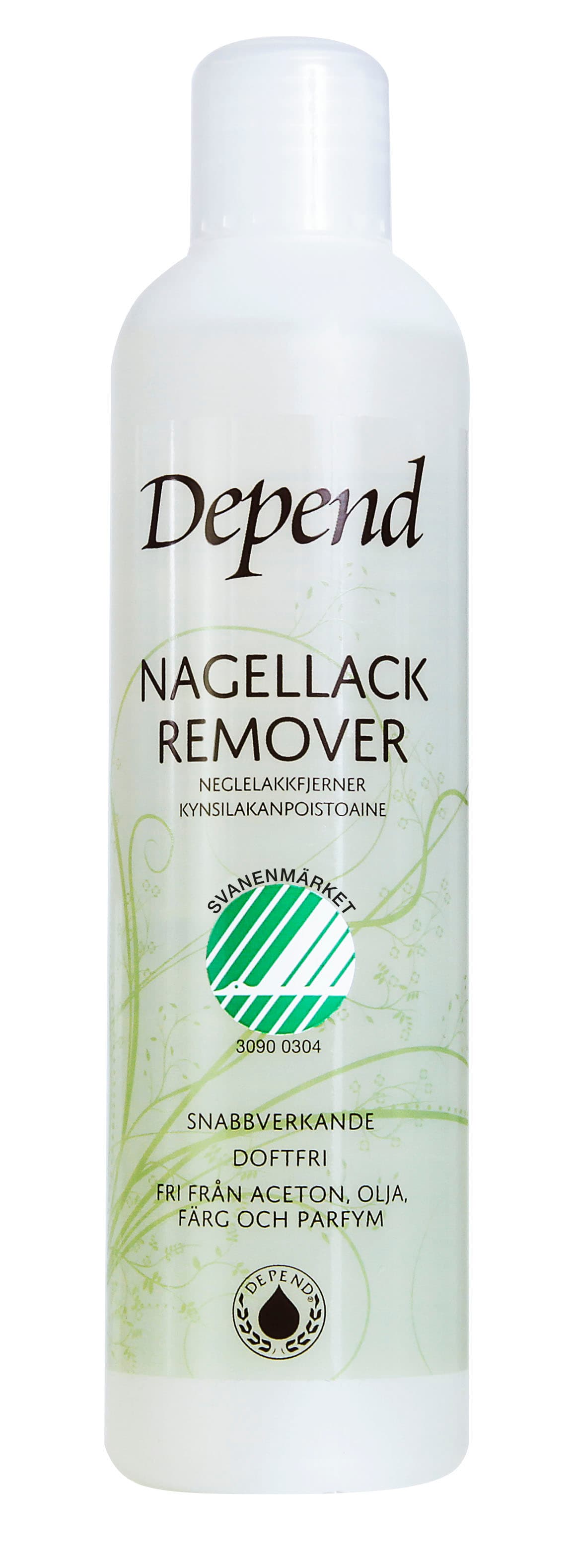 Depend Miljöanpassad Remover 250 ml