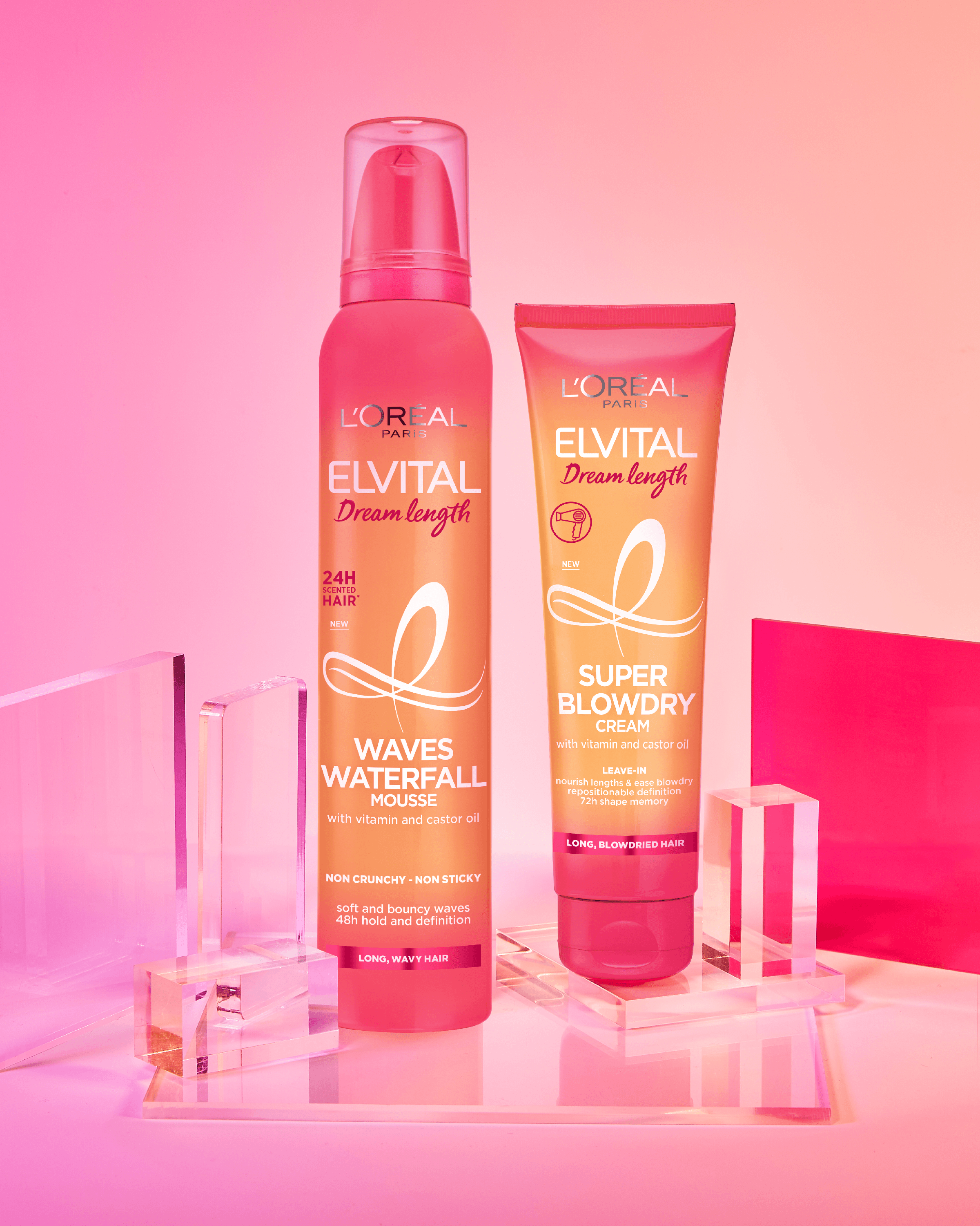L'Oréal Paris Elvital Dream Length Wave Mousse 200 ml - produktbild 3
