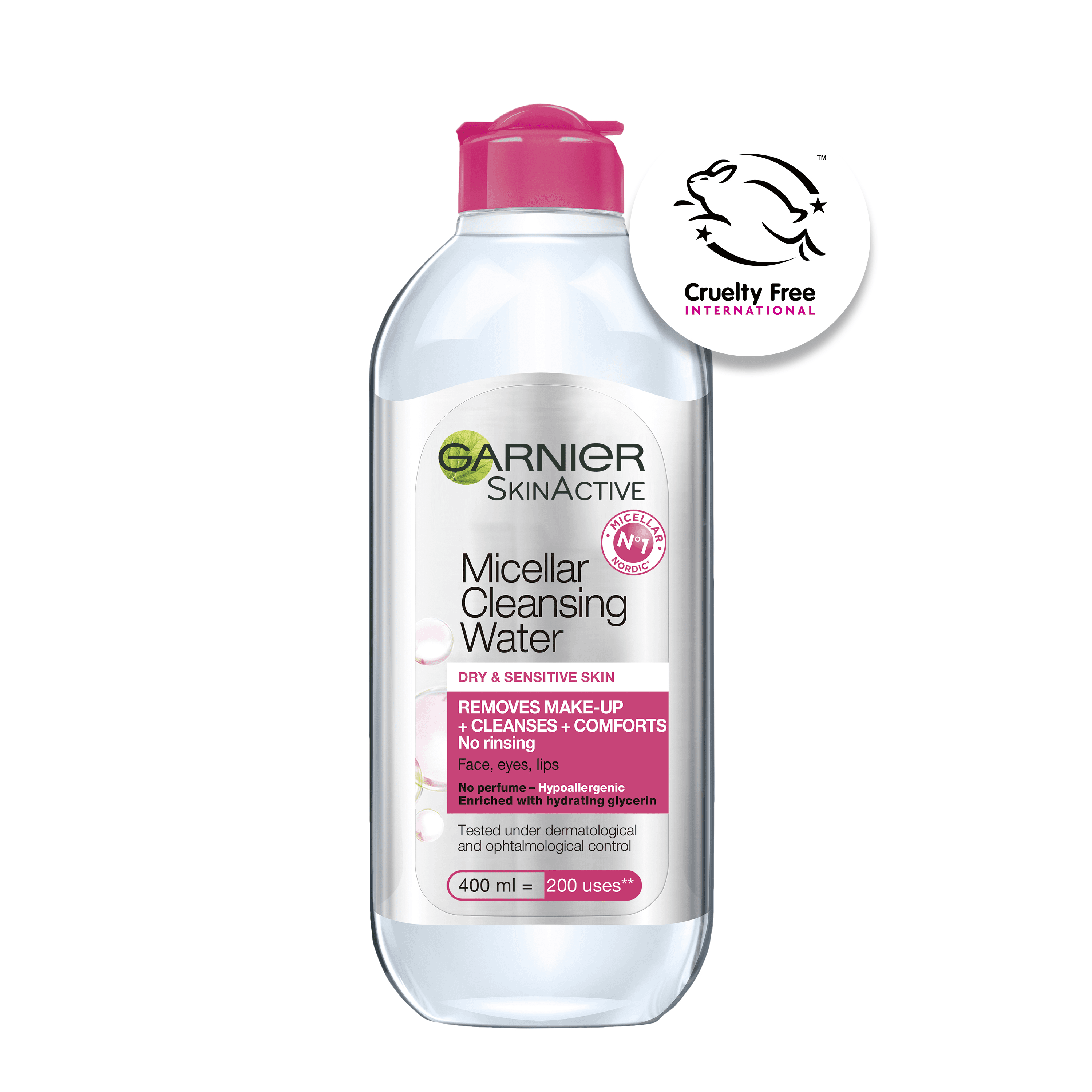 Garnier Skin Active Micellar Cleasing Water Dry & Sensitive Skin 400 ml