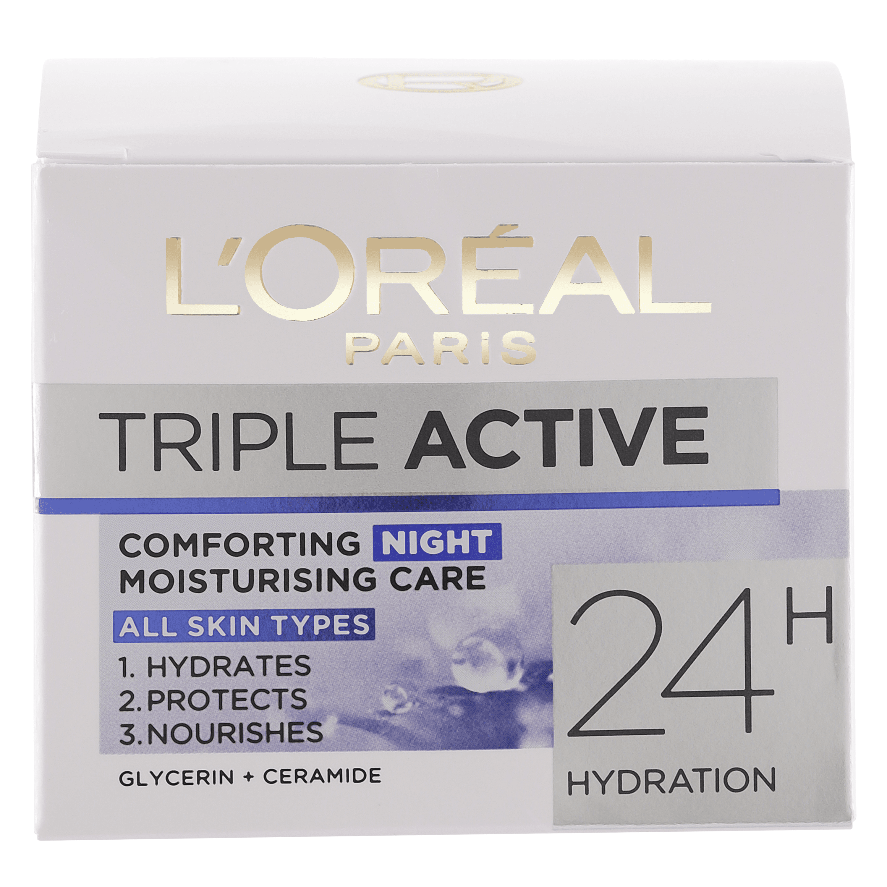 L'Oréal Paris Triple Active Comforting Night Moisturising Care 50 ml - produktbild 3