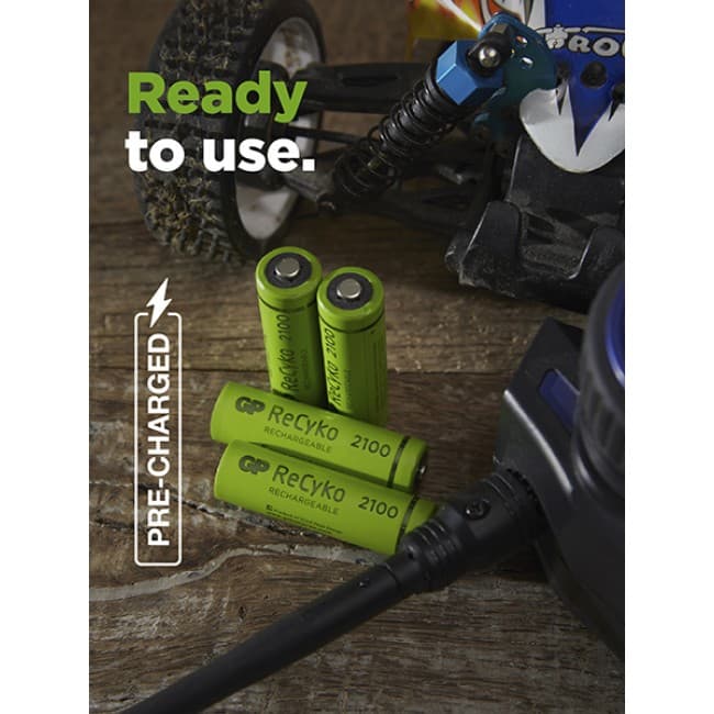 GP Batteries ReCyko AA-batteri 2100mAh 4-pack 5