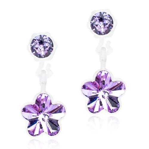 Blomdahl MP Pendant Flower 4/6 mm Violet 1 par