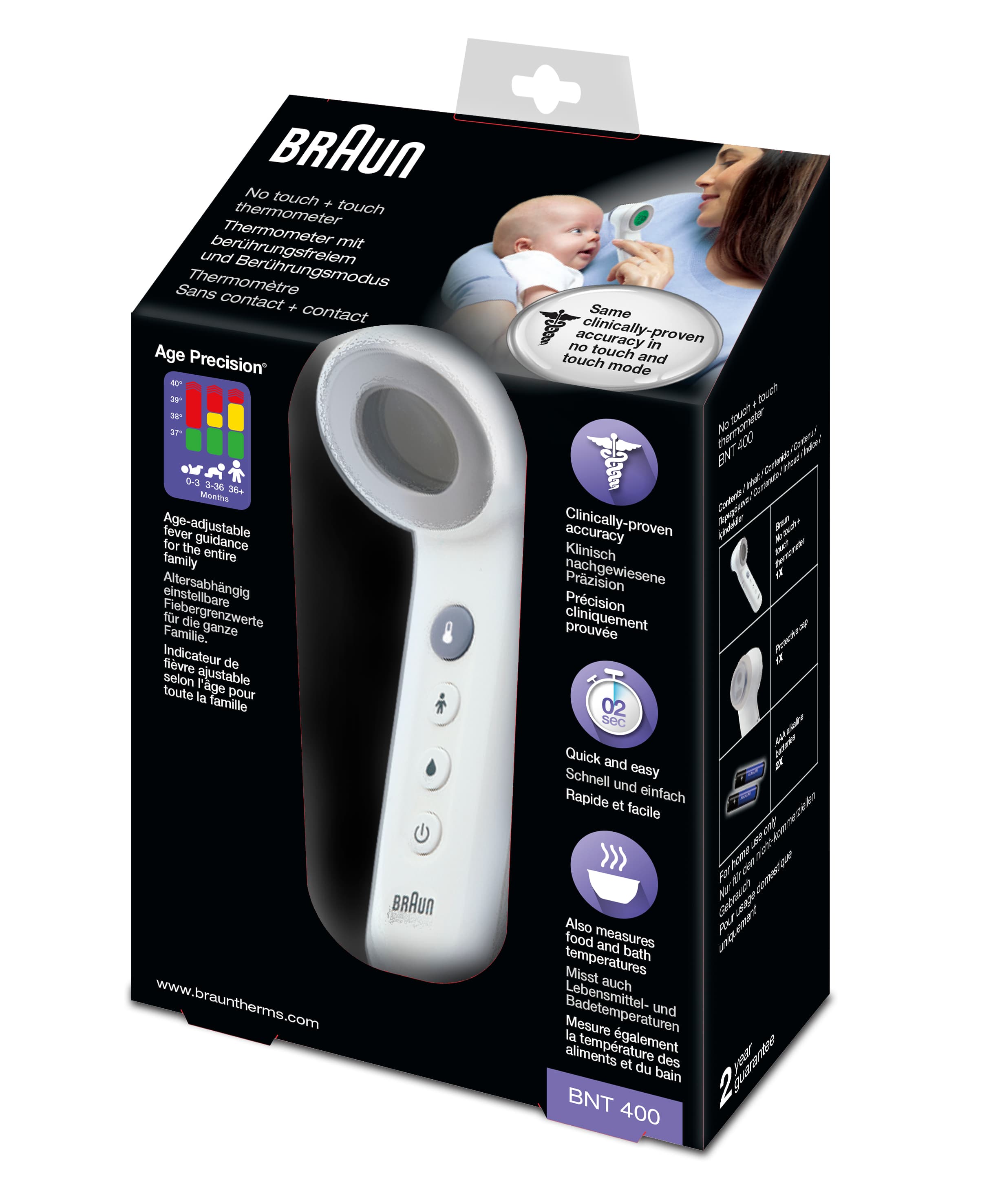 Braun No Touch 400 termometer BNT400EE 2