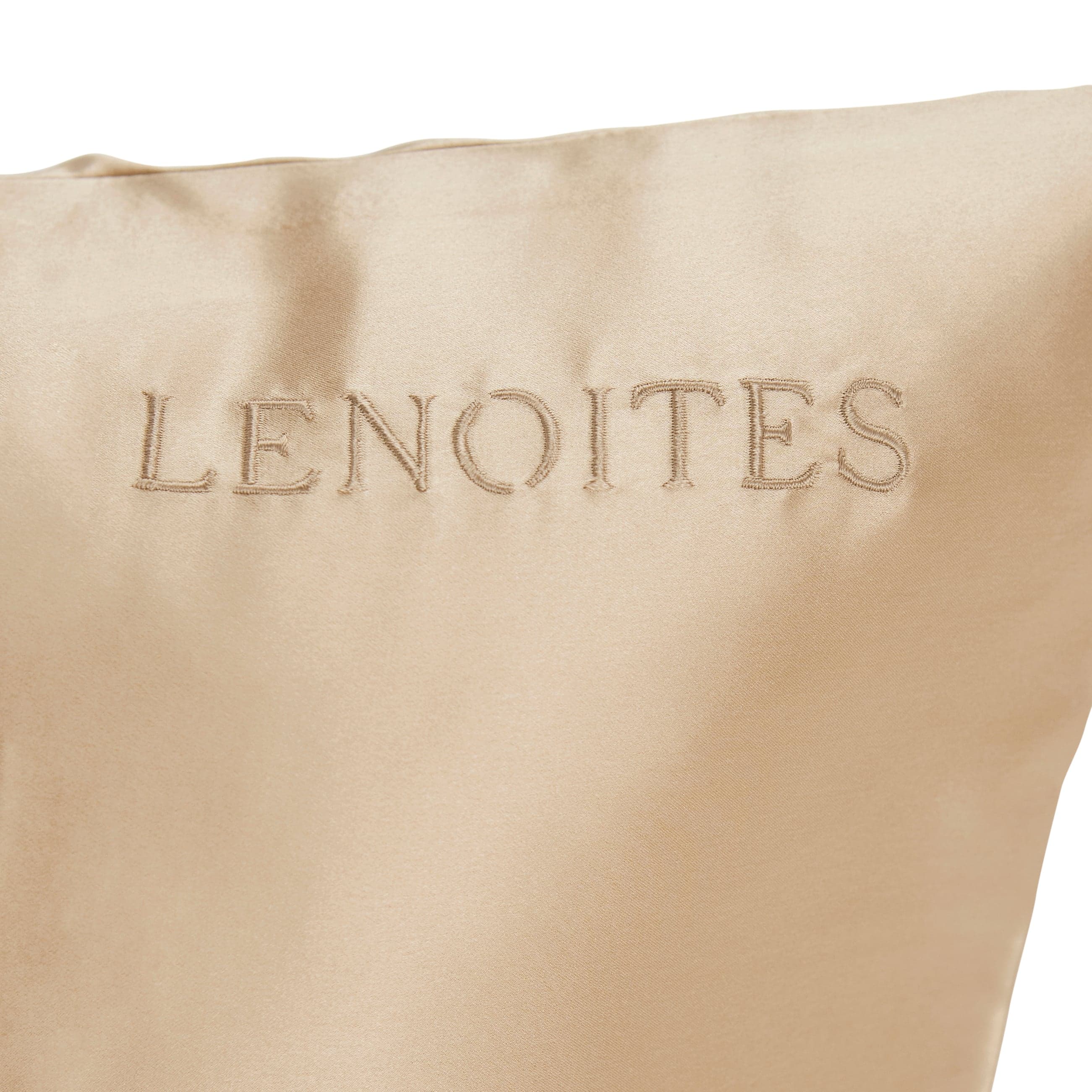 Lenoites Örngott i siden Beige 50x60 cm - produktbild 2
