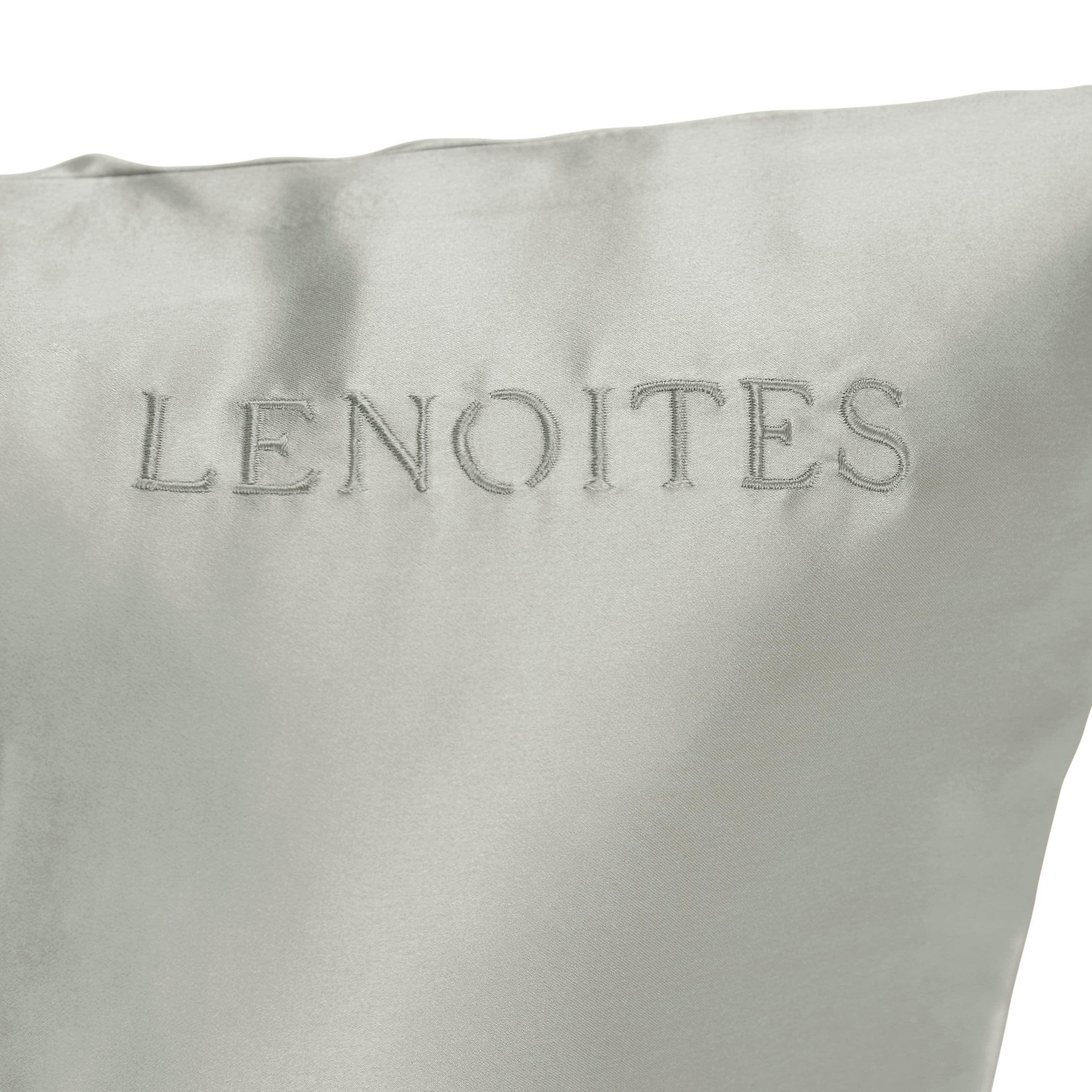 Lenoites Örngott i siden Grå 50x60 cm - produktbild 2