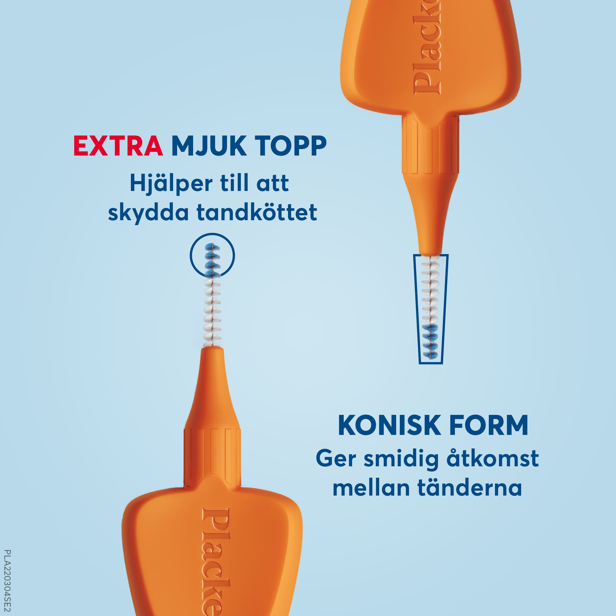 Plackers Gentle Brush 0,45 mm - produktbild 3