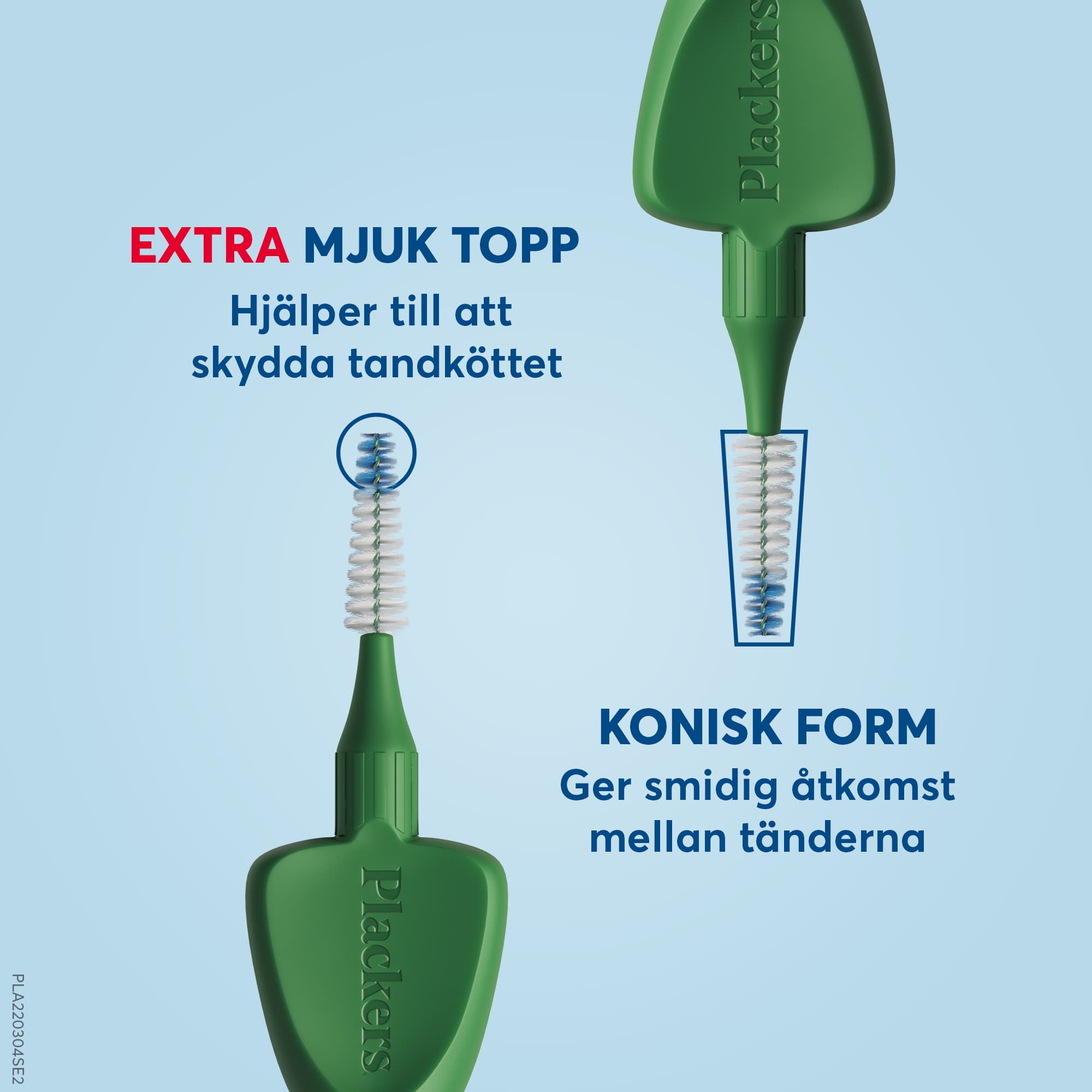 Plackers Gentle Brush 0,8 mm 3