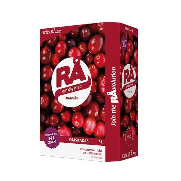 RÅ Tranbär Bag-in-Box 300 cl
