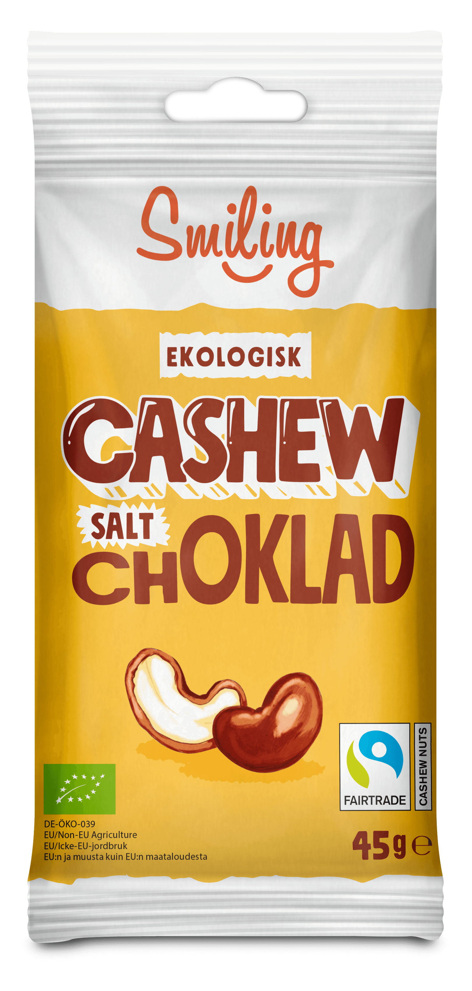 Smiling Cashew Salt Ljuschoklad 45 g