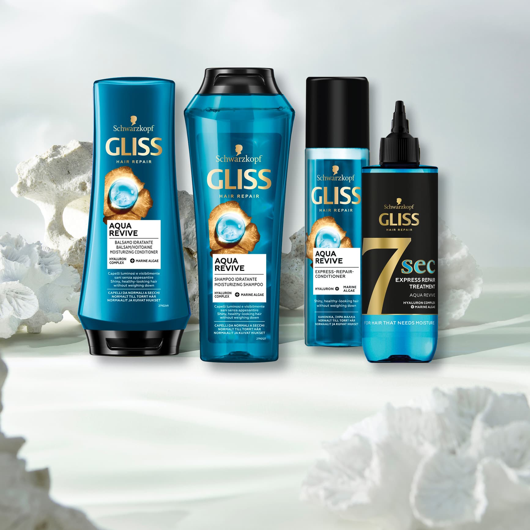 Schwarzkopf Gliss Moisturizing 7 Sec Express Repair Treatment Aqua Revive 200 ml 2