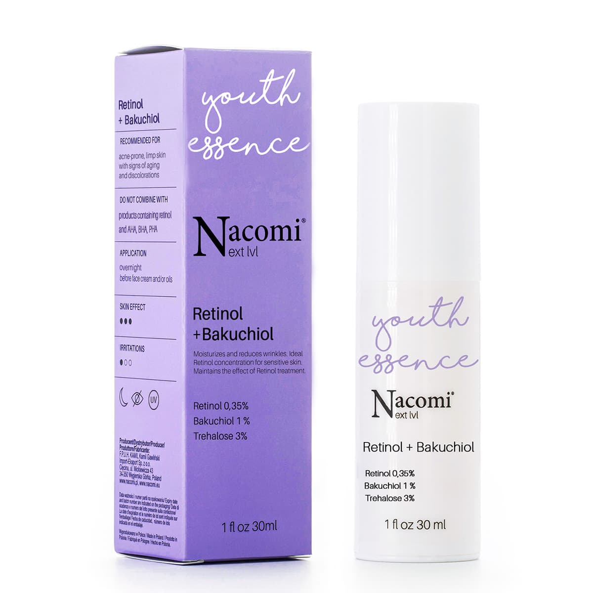 Nacomi Next Level Retinol + Bakuchiol 30 ml