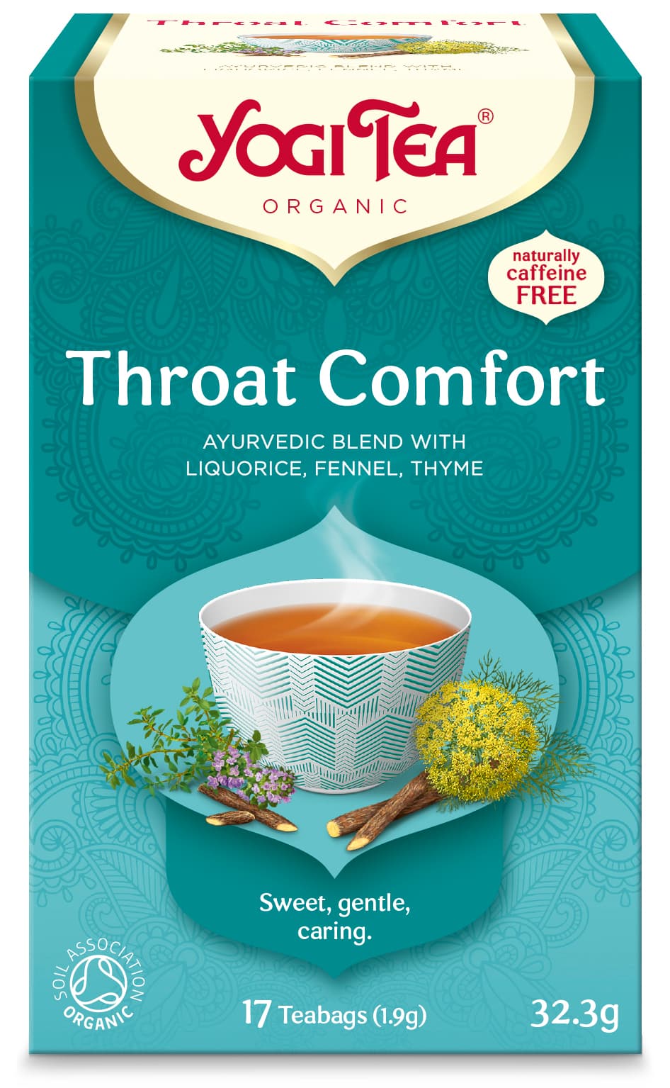 YogiTea Throat Comfort KRAV 17 tepåsar